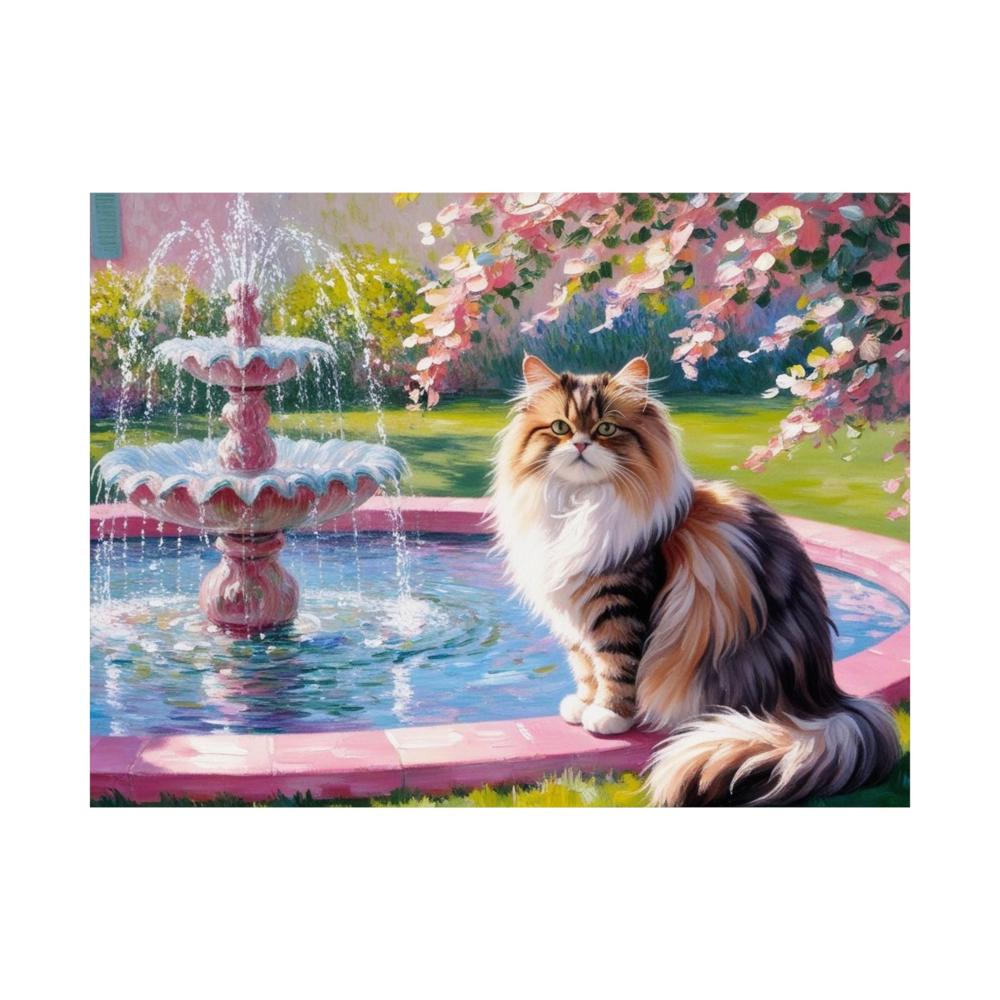 Persian Cat 2- Garden Collection