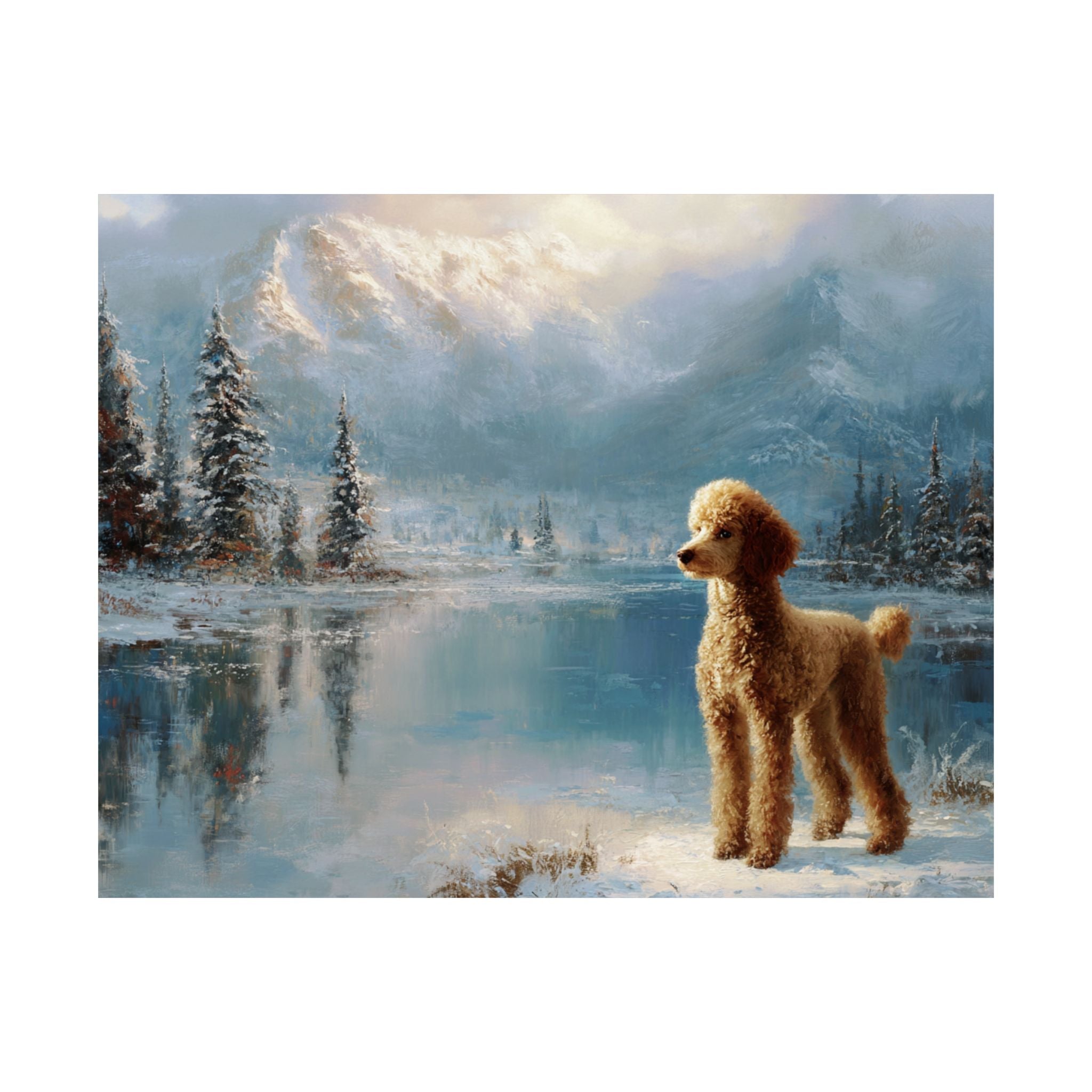 Poodle 1- Winter Whiskers Collecton