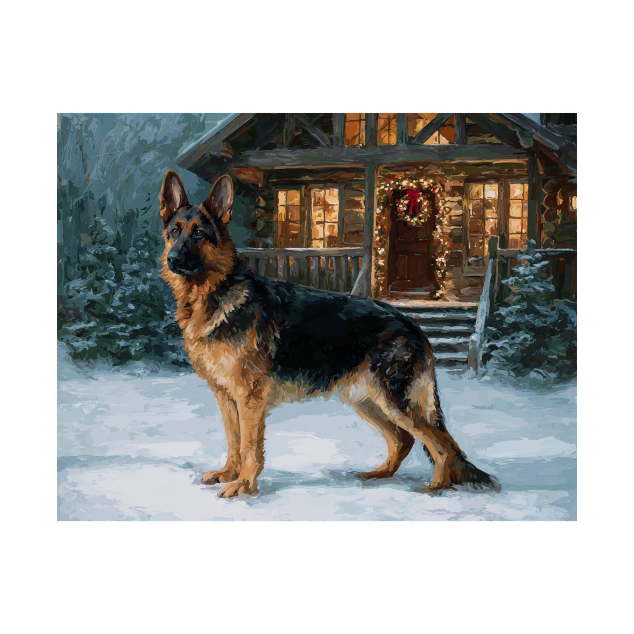 German Shepherd 2- Home for the Holidays Collection