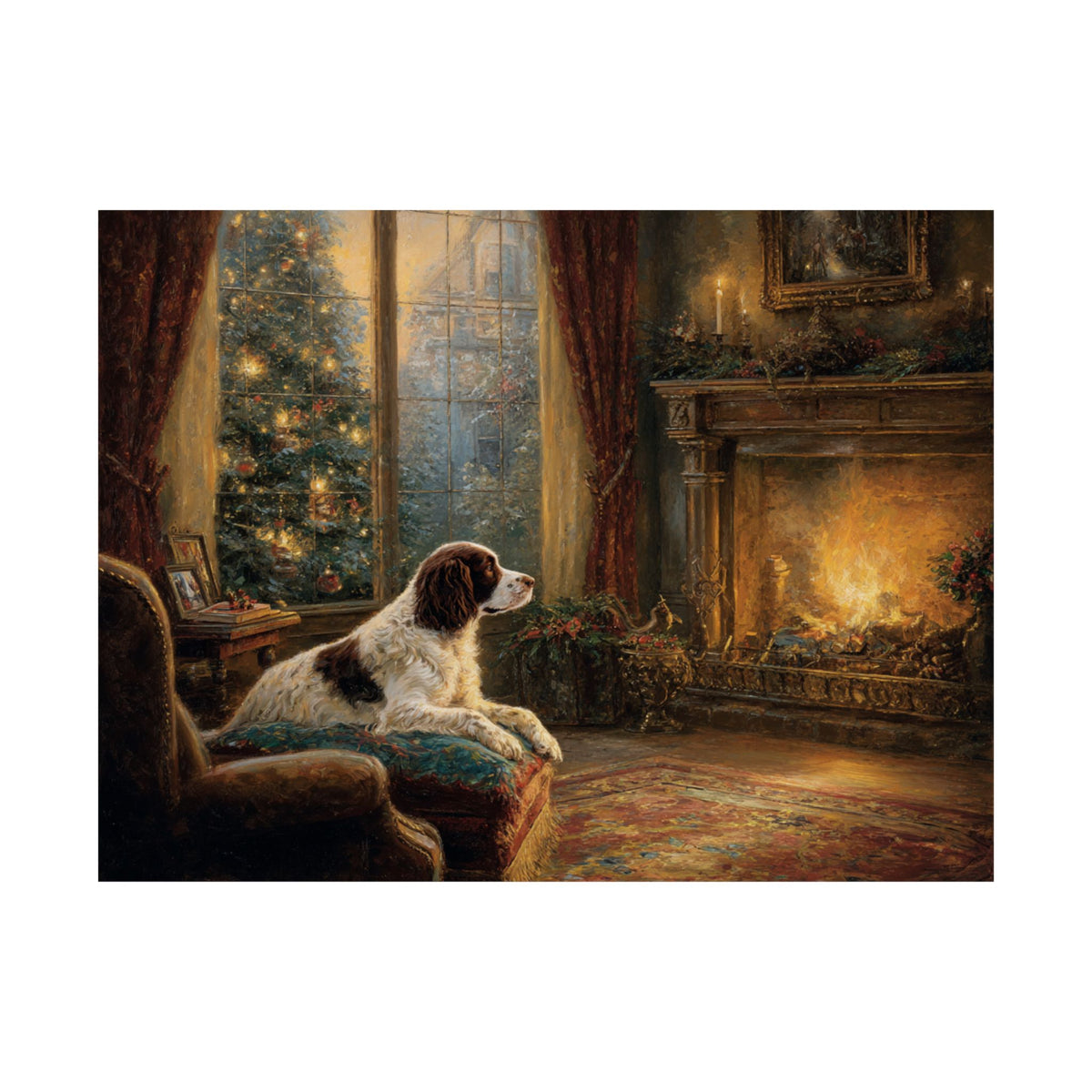 Springer Spaniel 9- Cozy Christmas Collection