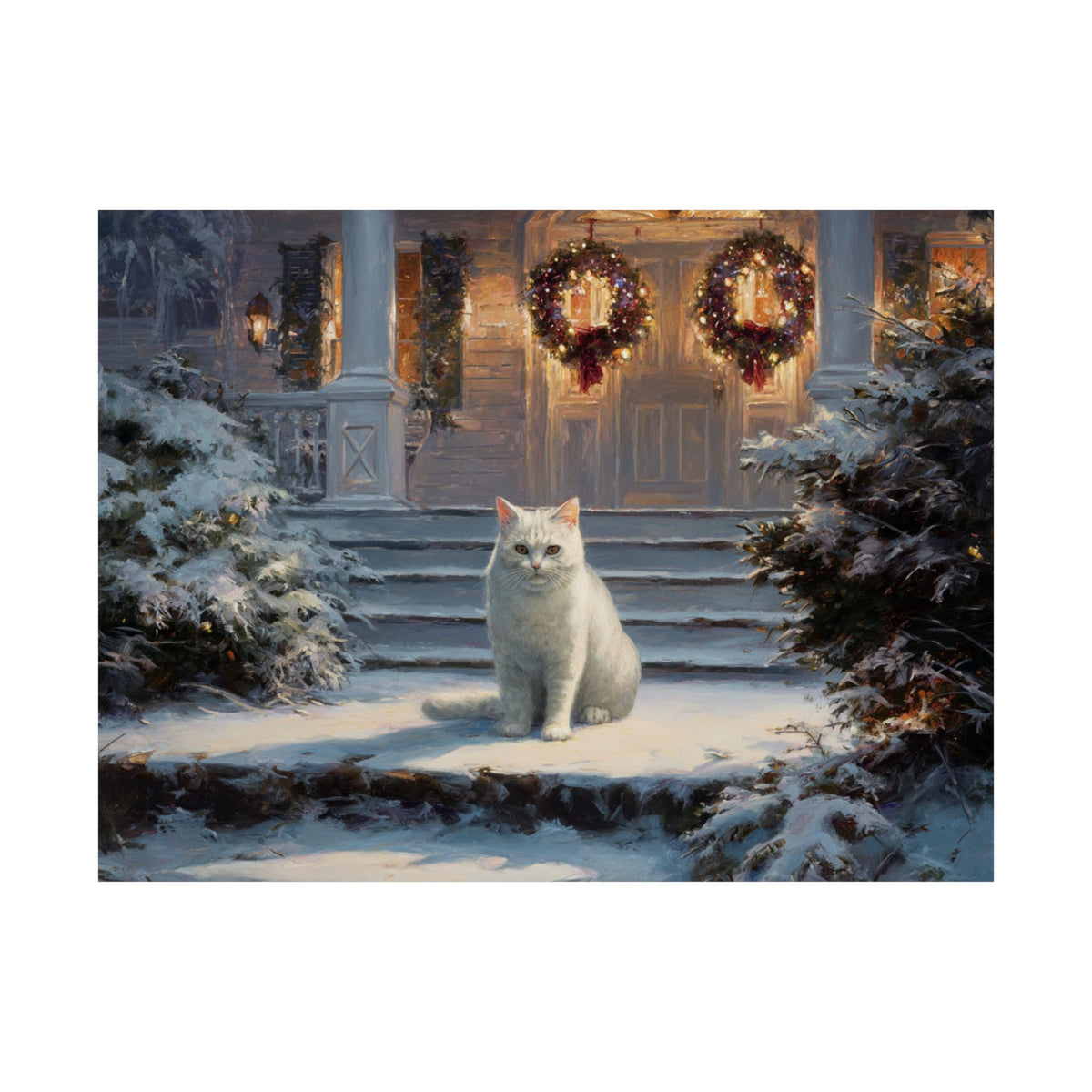 American Short Hair Cat 4- Home for the Holidays Collection
