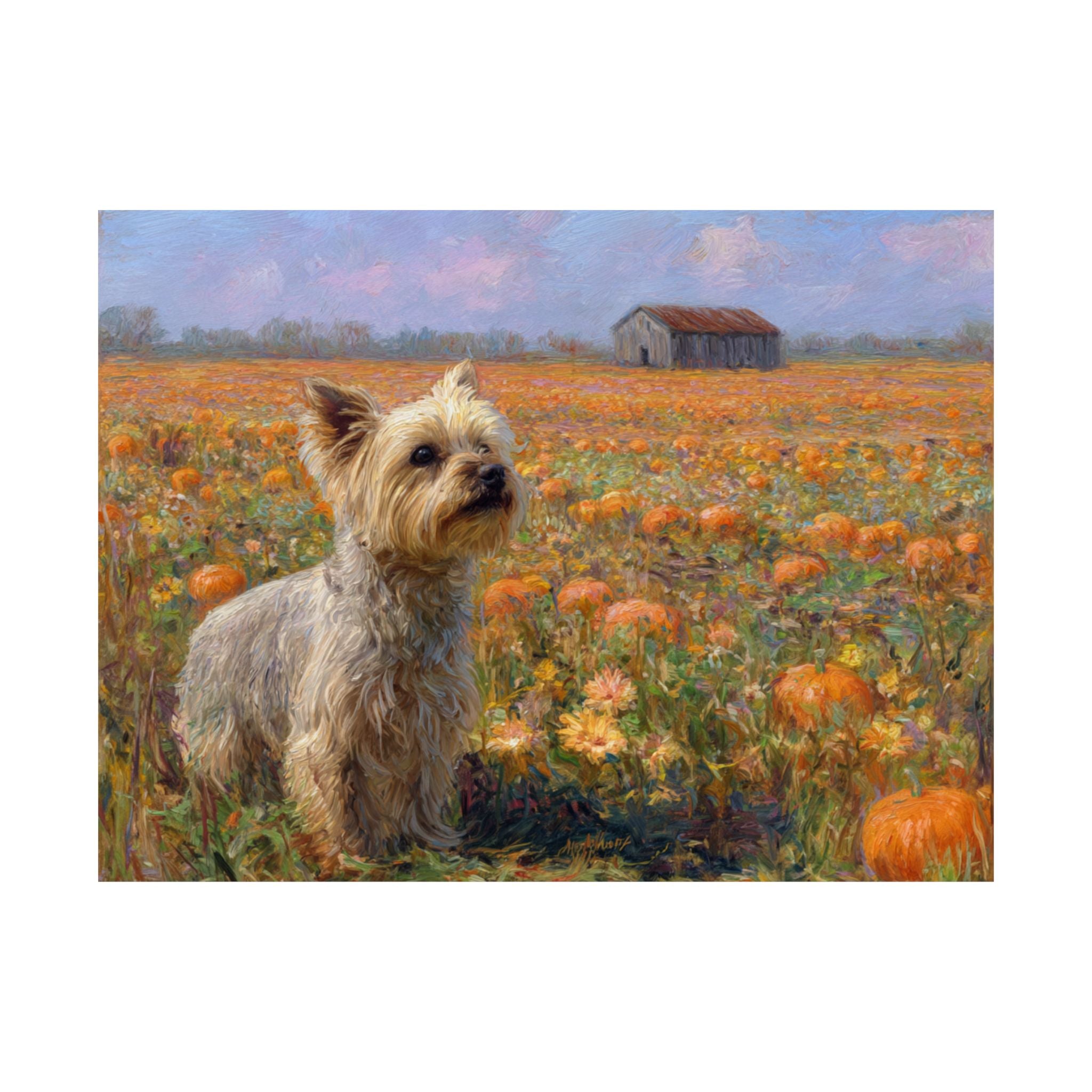 Yorkshire Terrier 5-Pumpkin Patch Collection