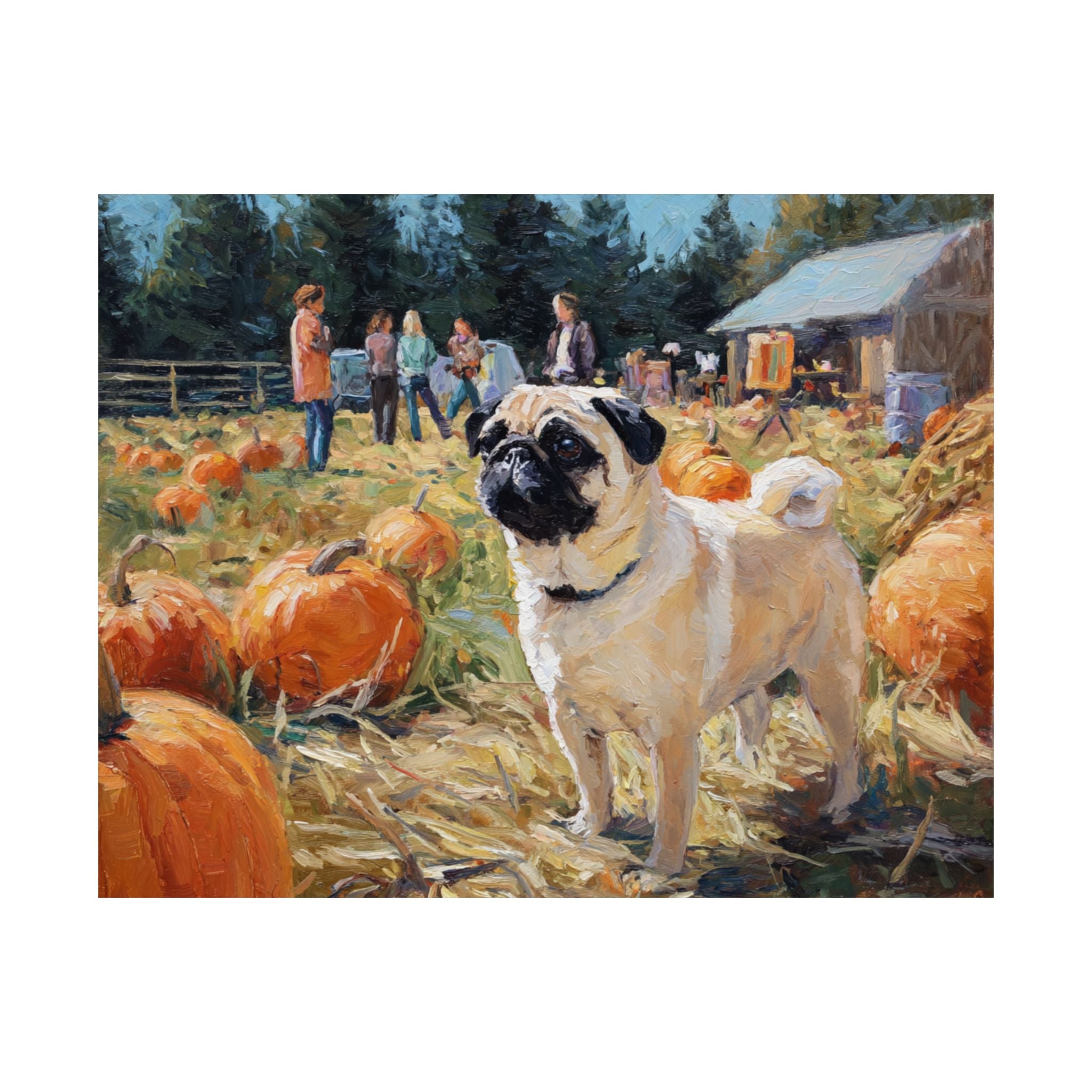 Pug 4- Pumpkin Patch Collection