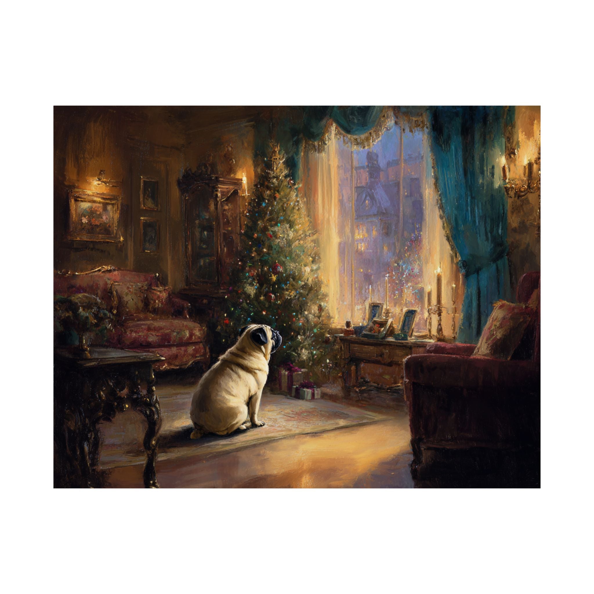 Pug 2- Cozy Christmas Collection