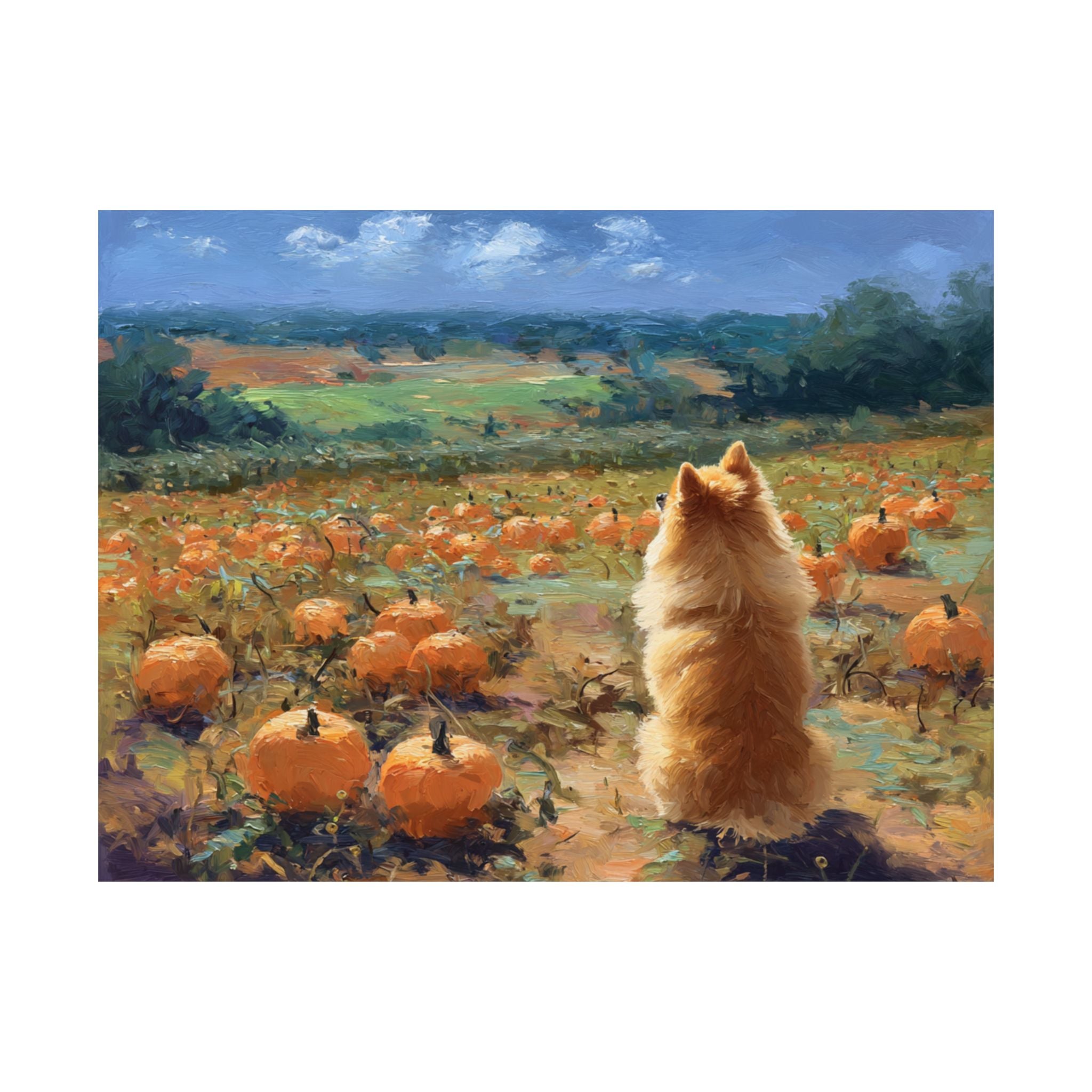 Pomeranian 3- Pumpkin Patch Collection