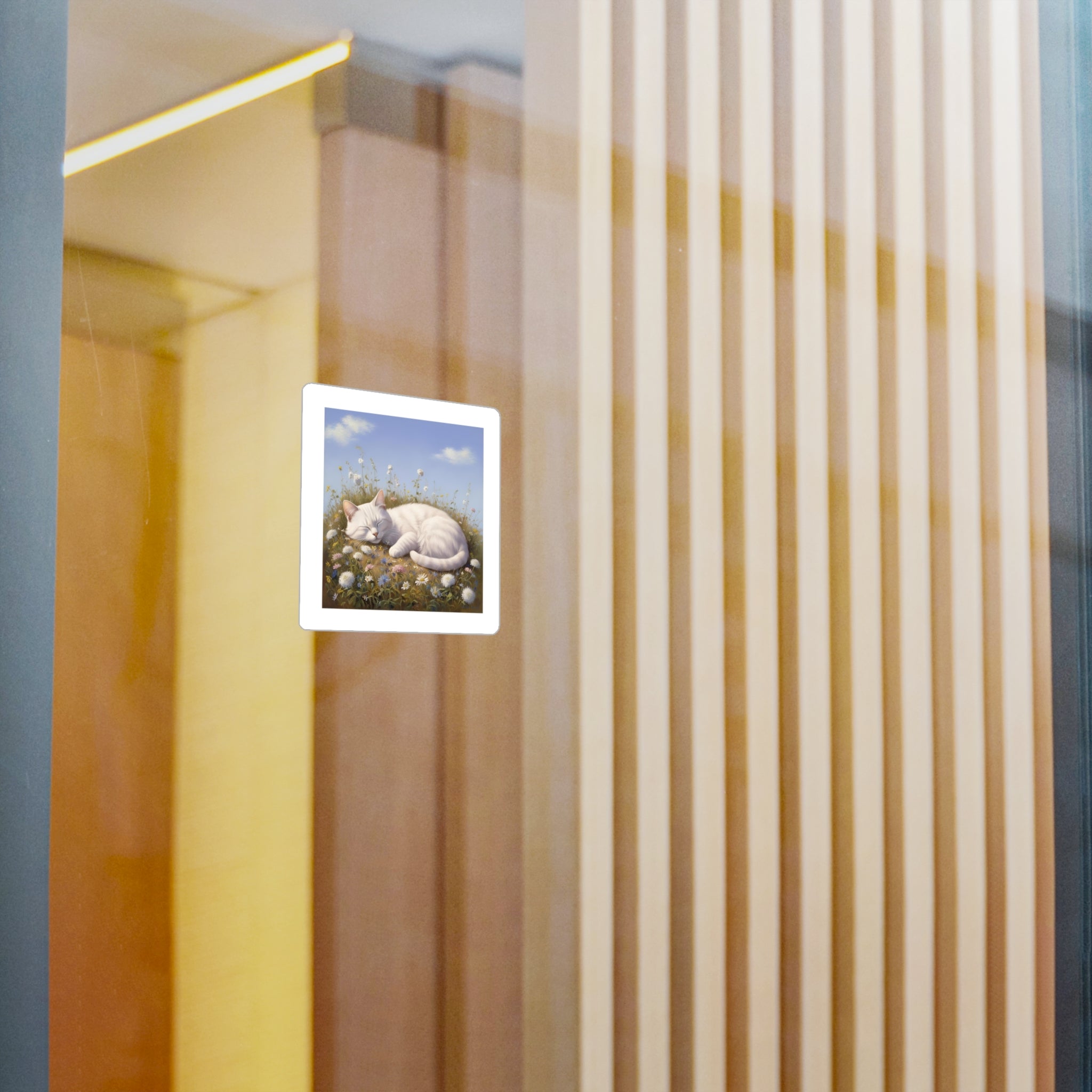 Cozy Cat Vinyl Decal