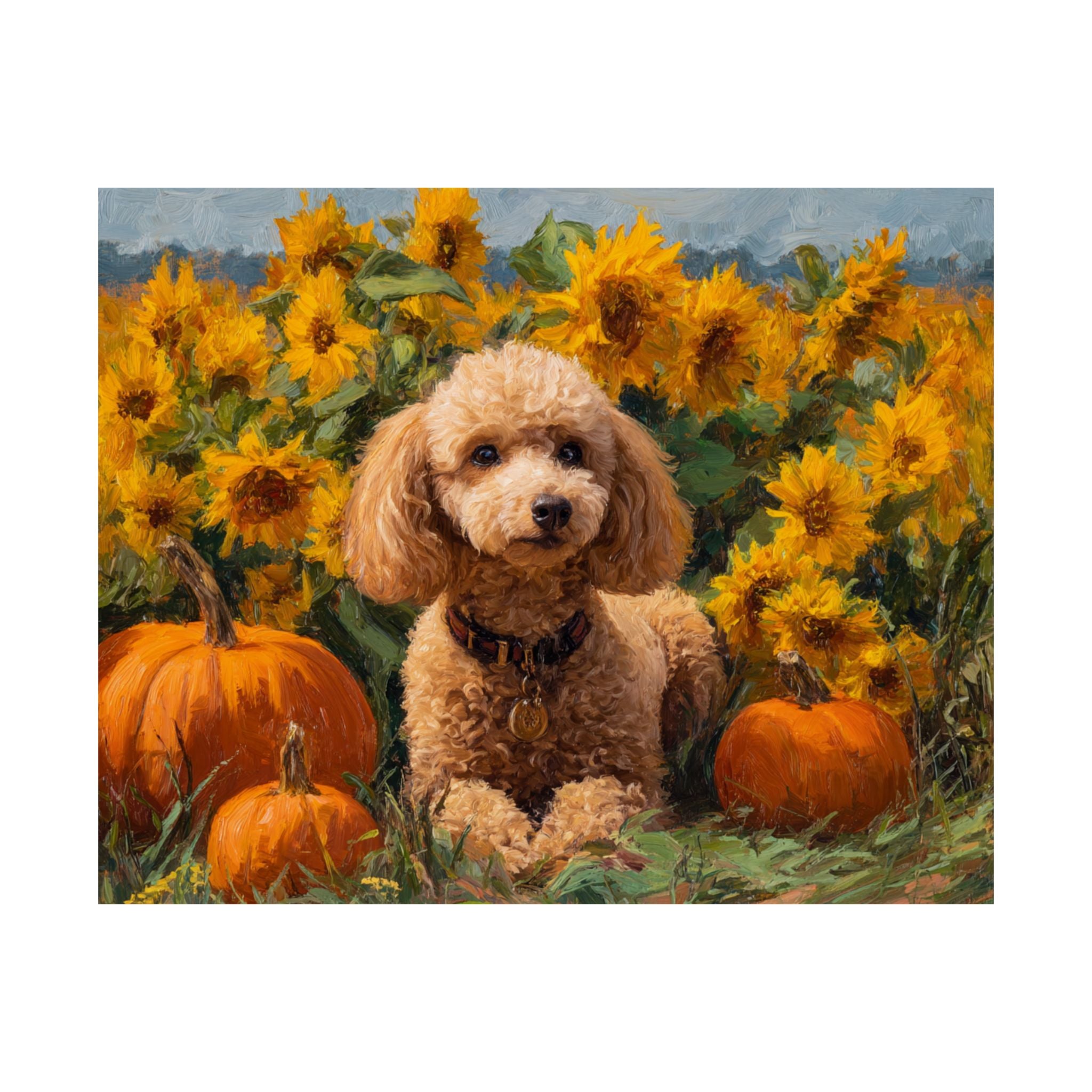 Mini Poodle 1- Sunflower Season Collection