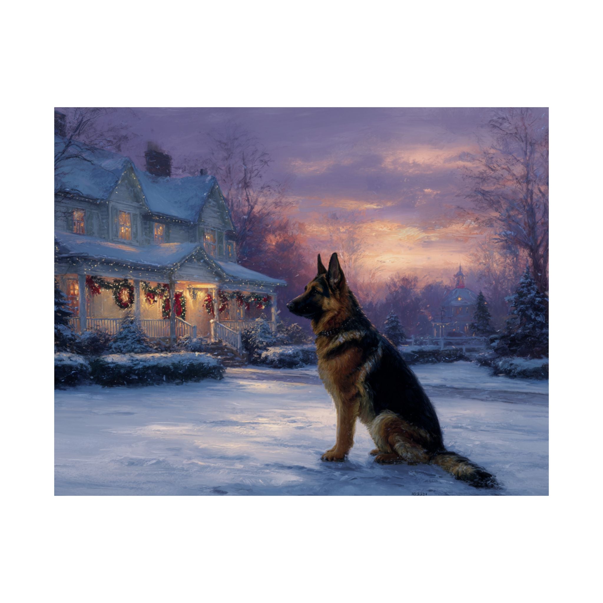German Shepherd 3- Home for the Holidays Collection