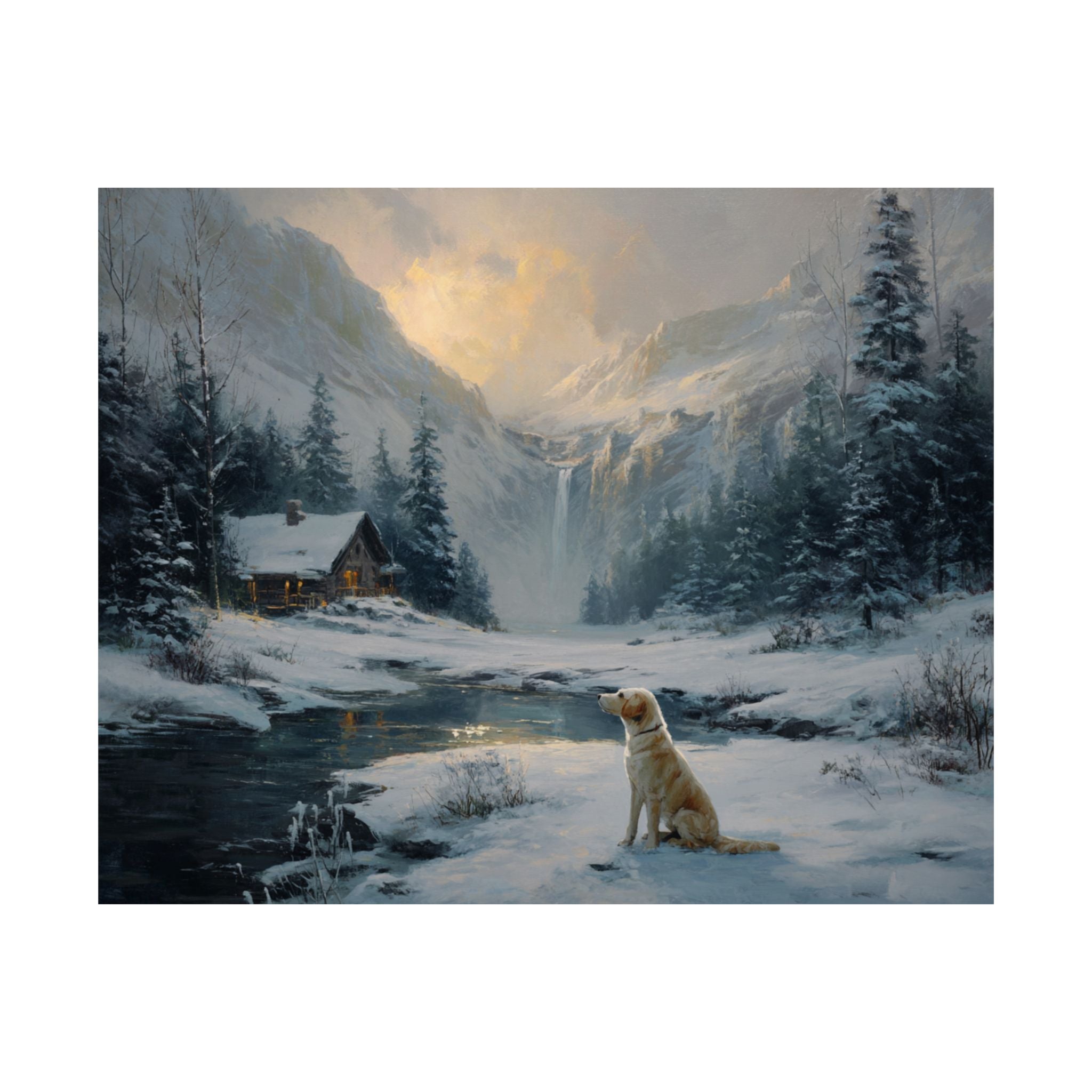 Labrador Retriever 5- Winter Whiskers Collection