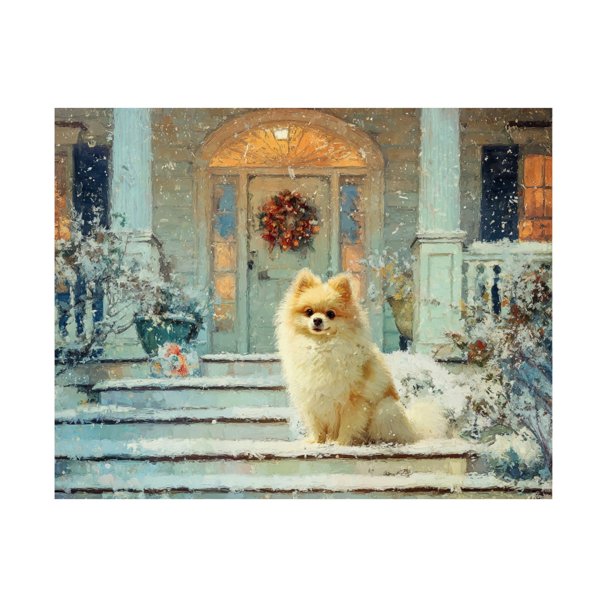 Pomeranian 4- Home for the Holidays Collection