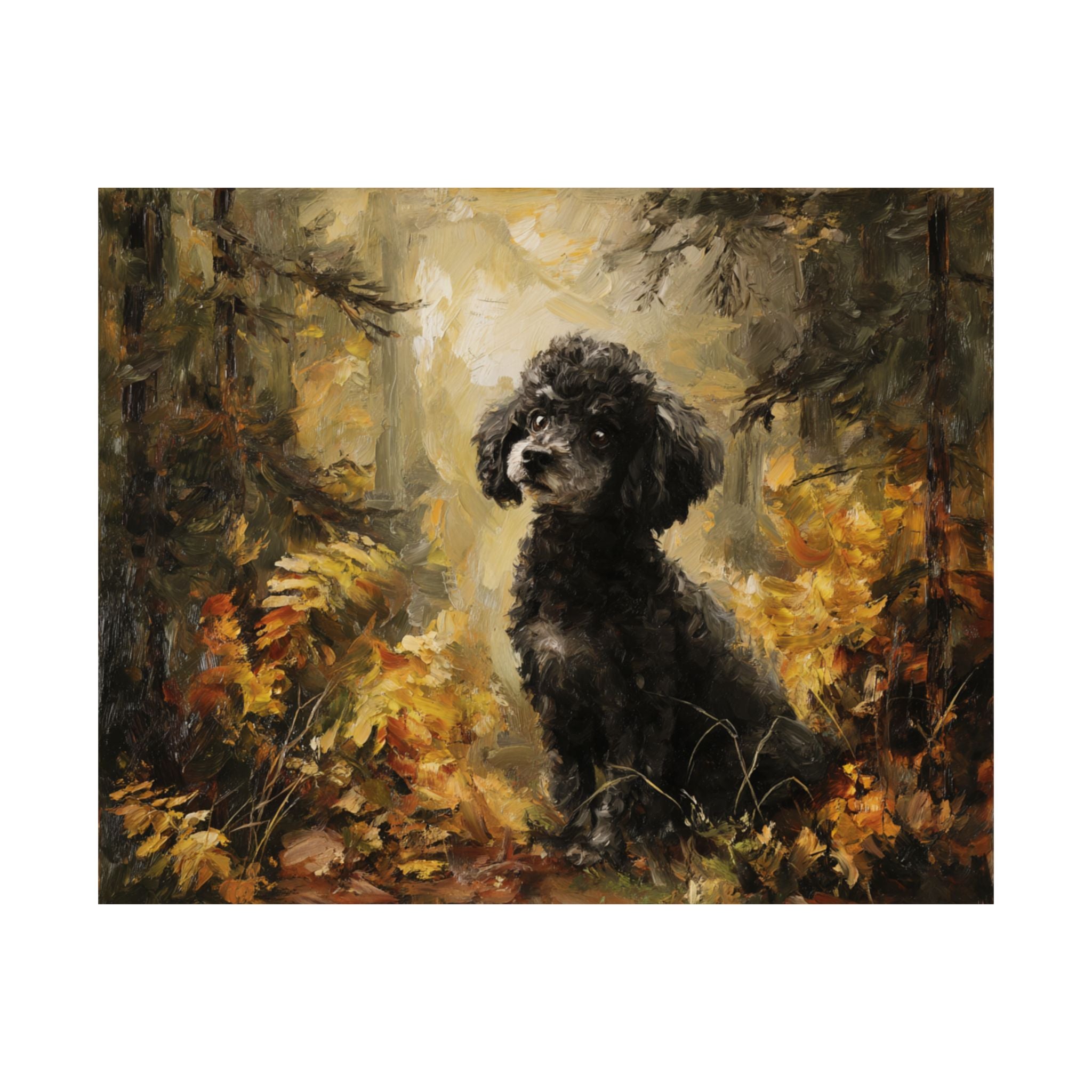 Miniature Poodle 1- Howl-oween Collection