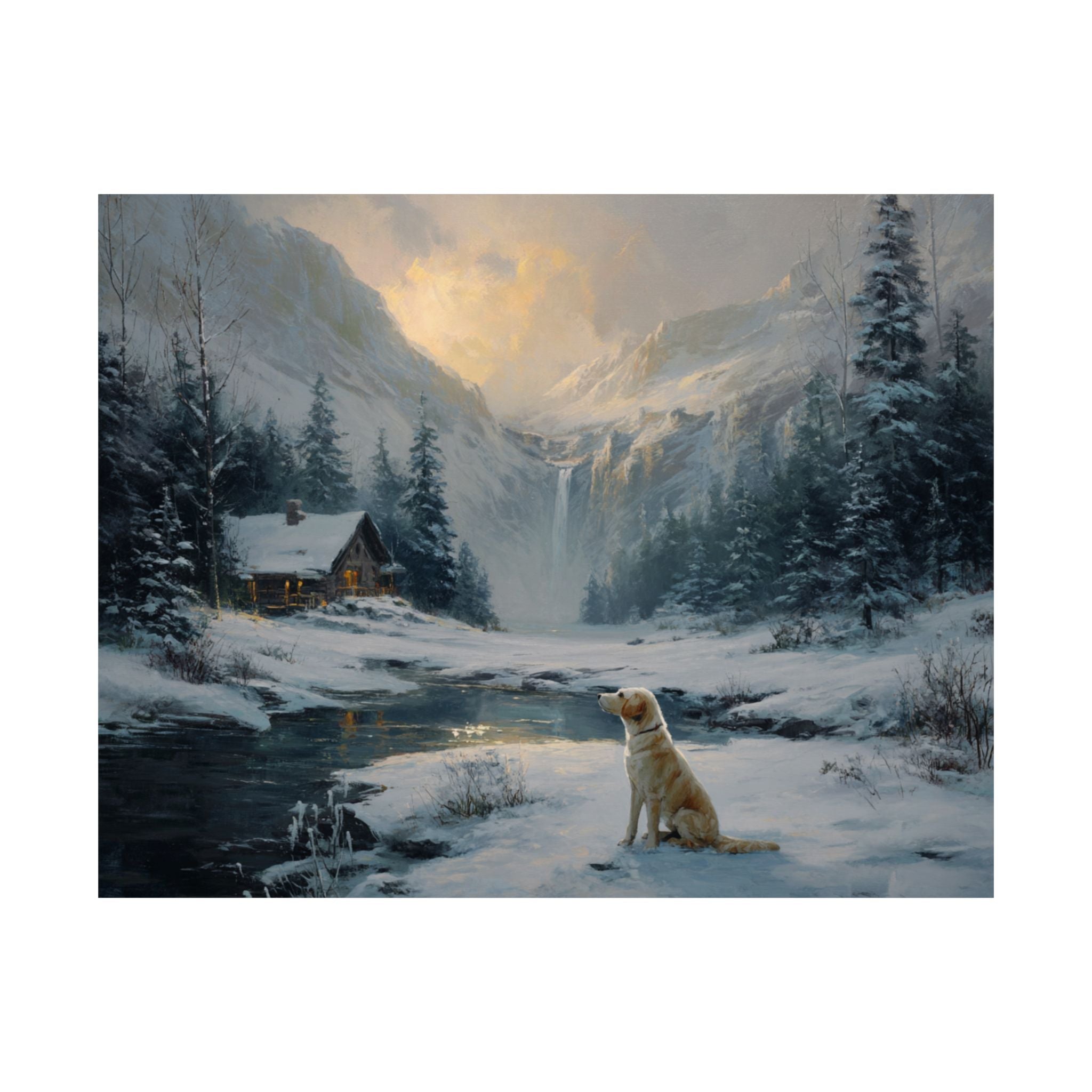 Labrador Retriever 5- Winter Whiskers Collection