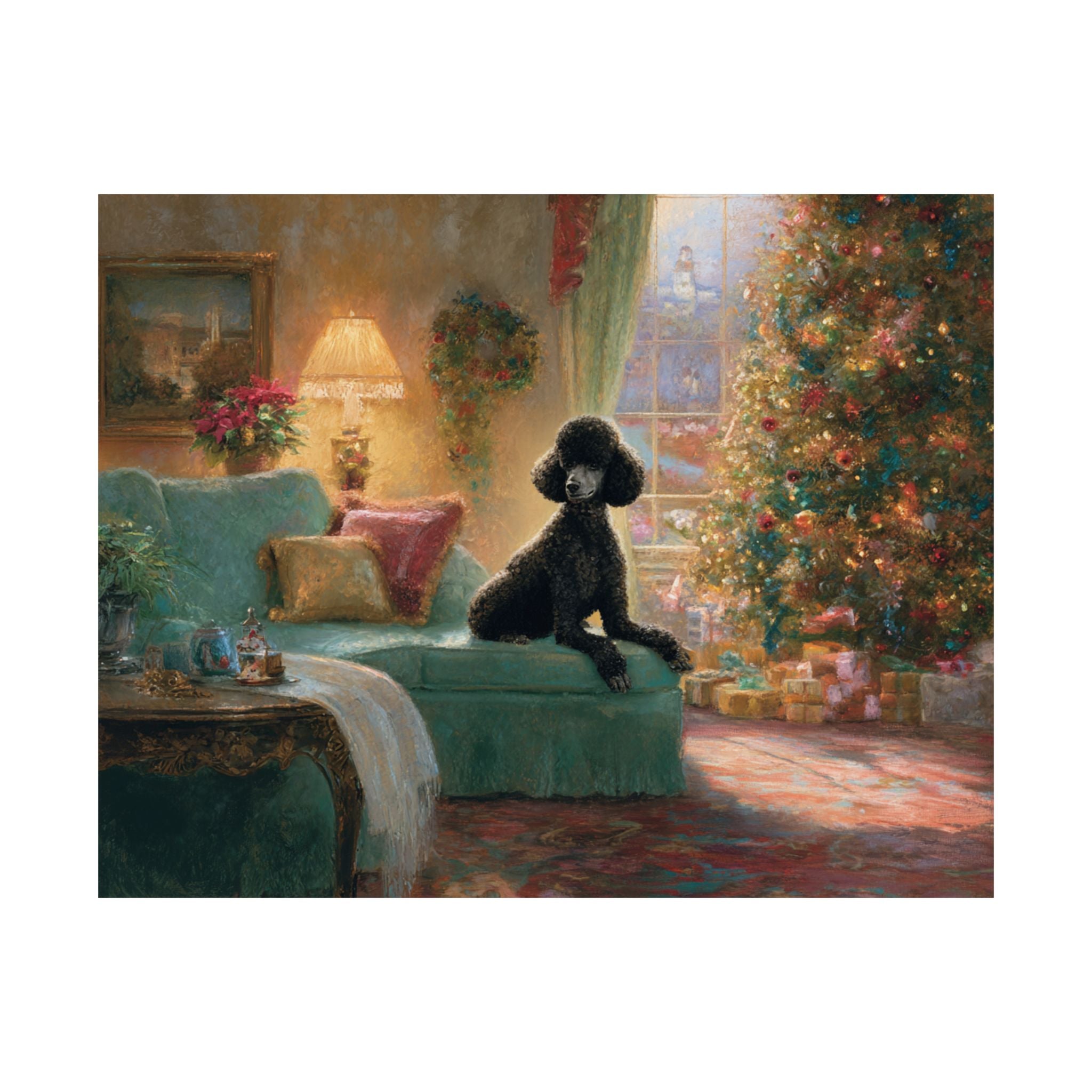 Poodle 1- Cozy Christmas Collection