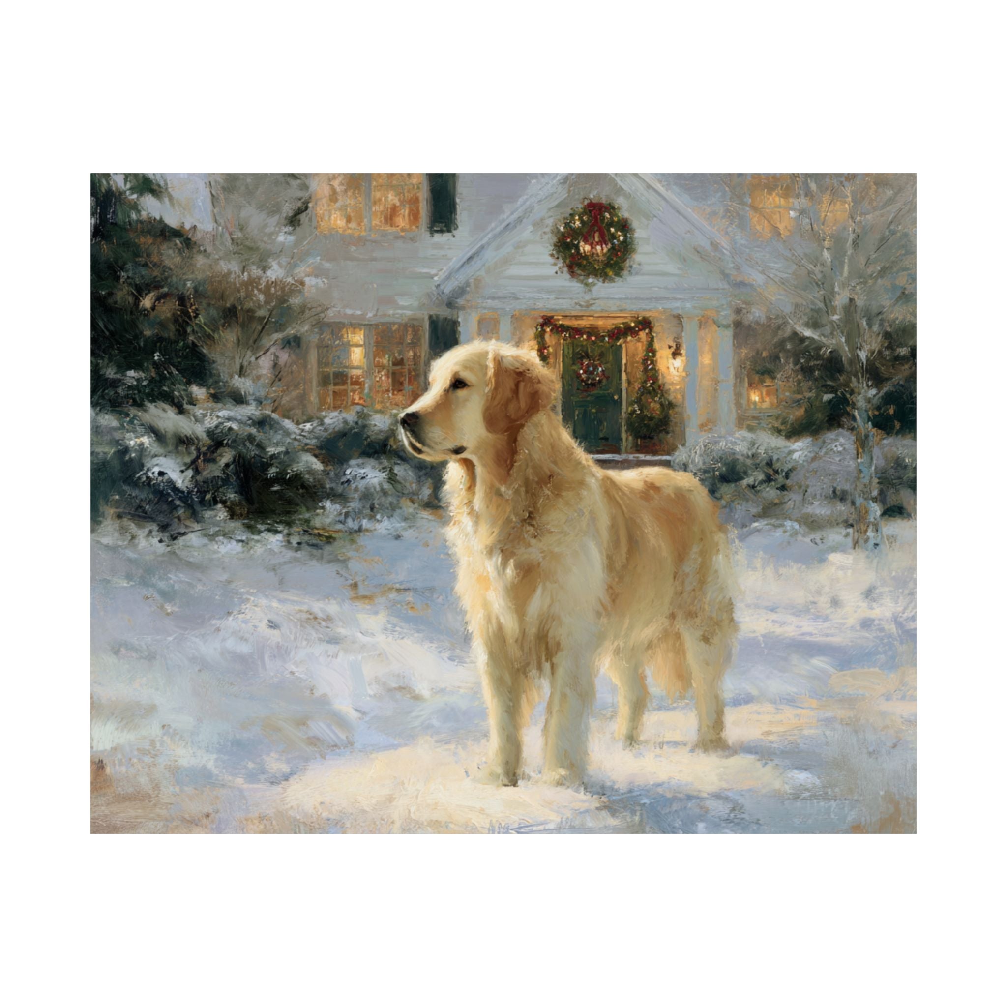 Golden Retriever 6- Home for the Holidays Collection