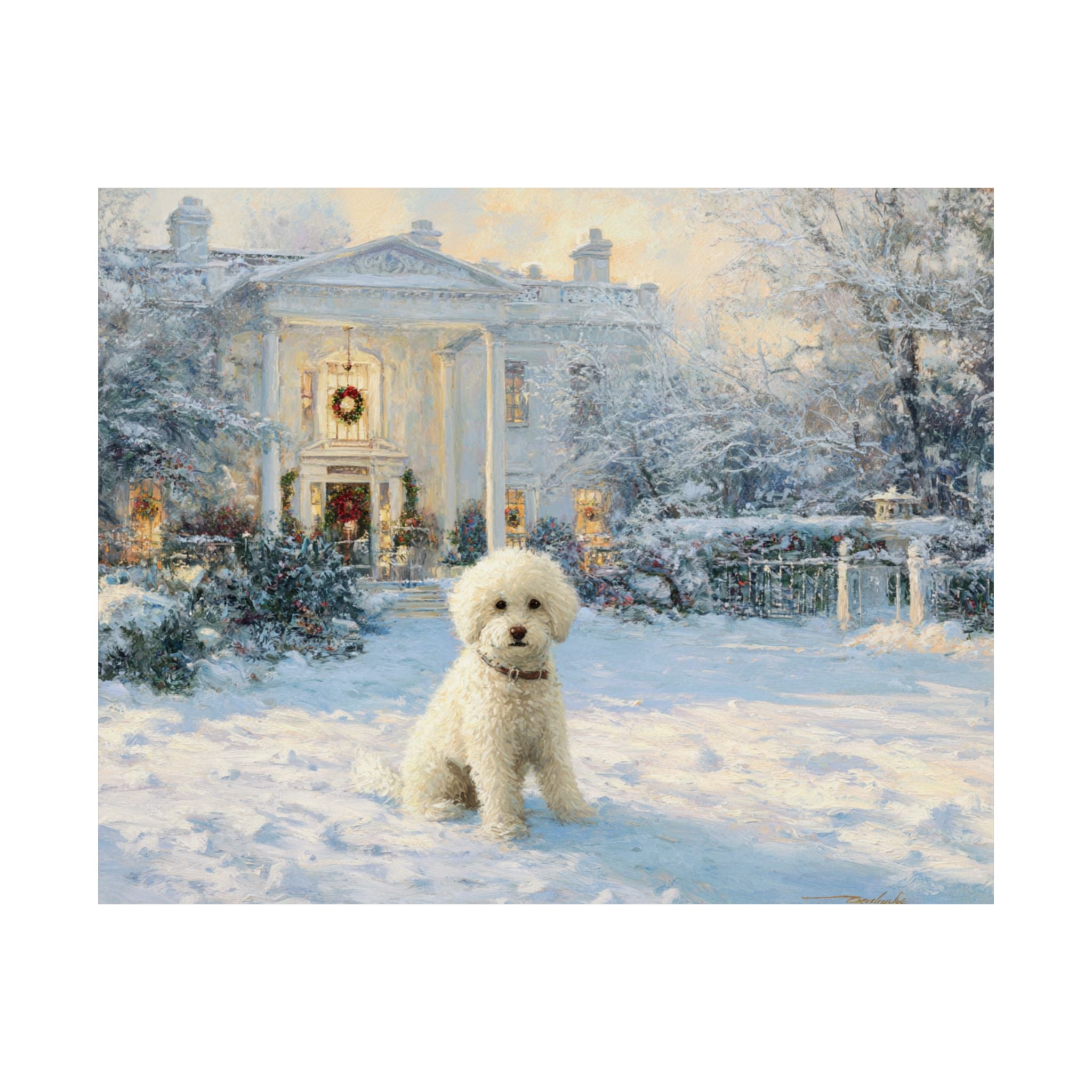Poodle 1- Home for the Holidays Collection
