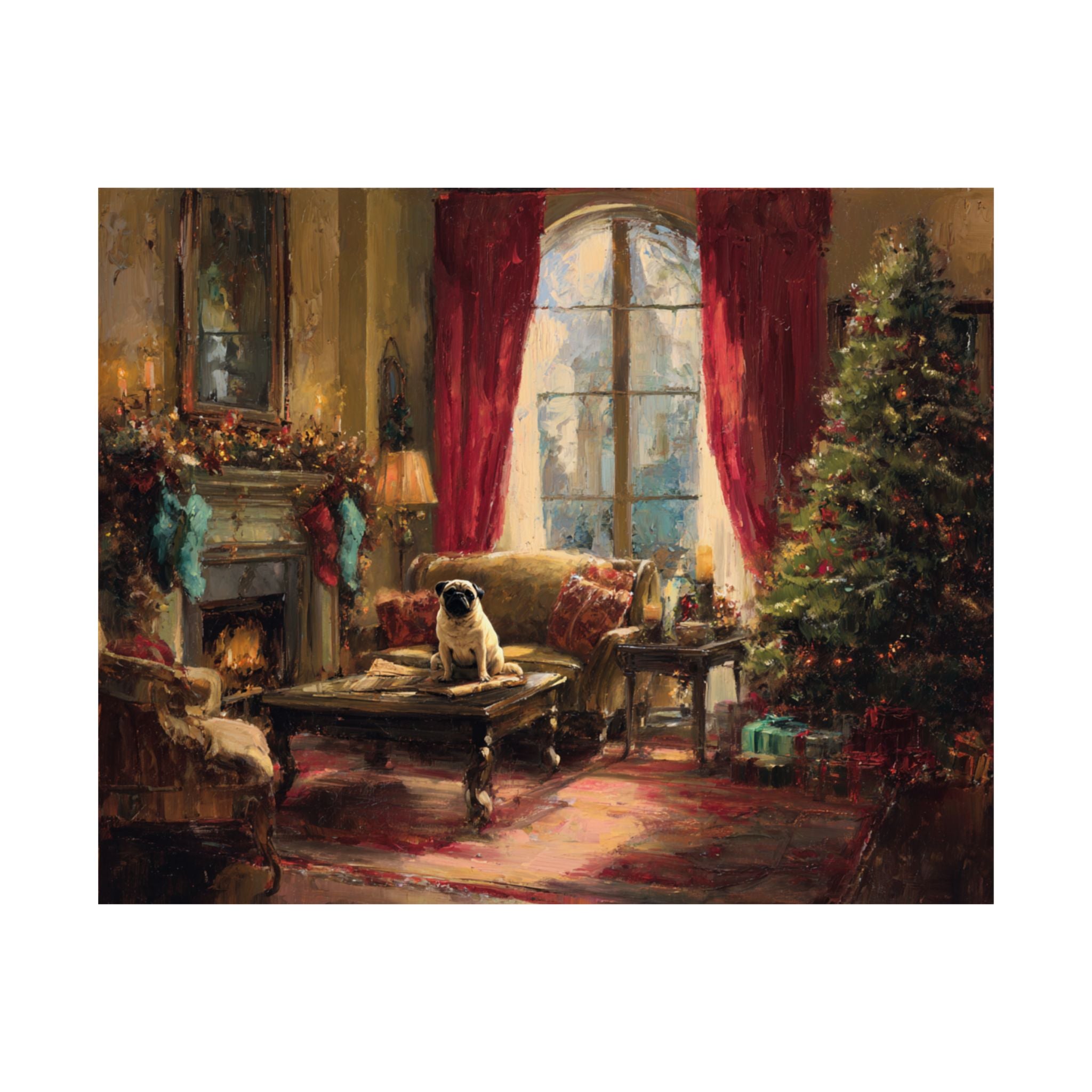 Pug 1- Cozy Christmas Collection