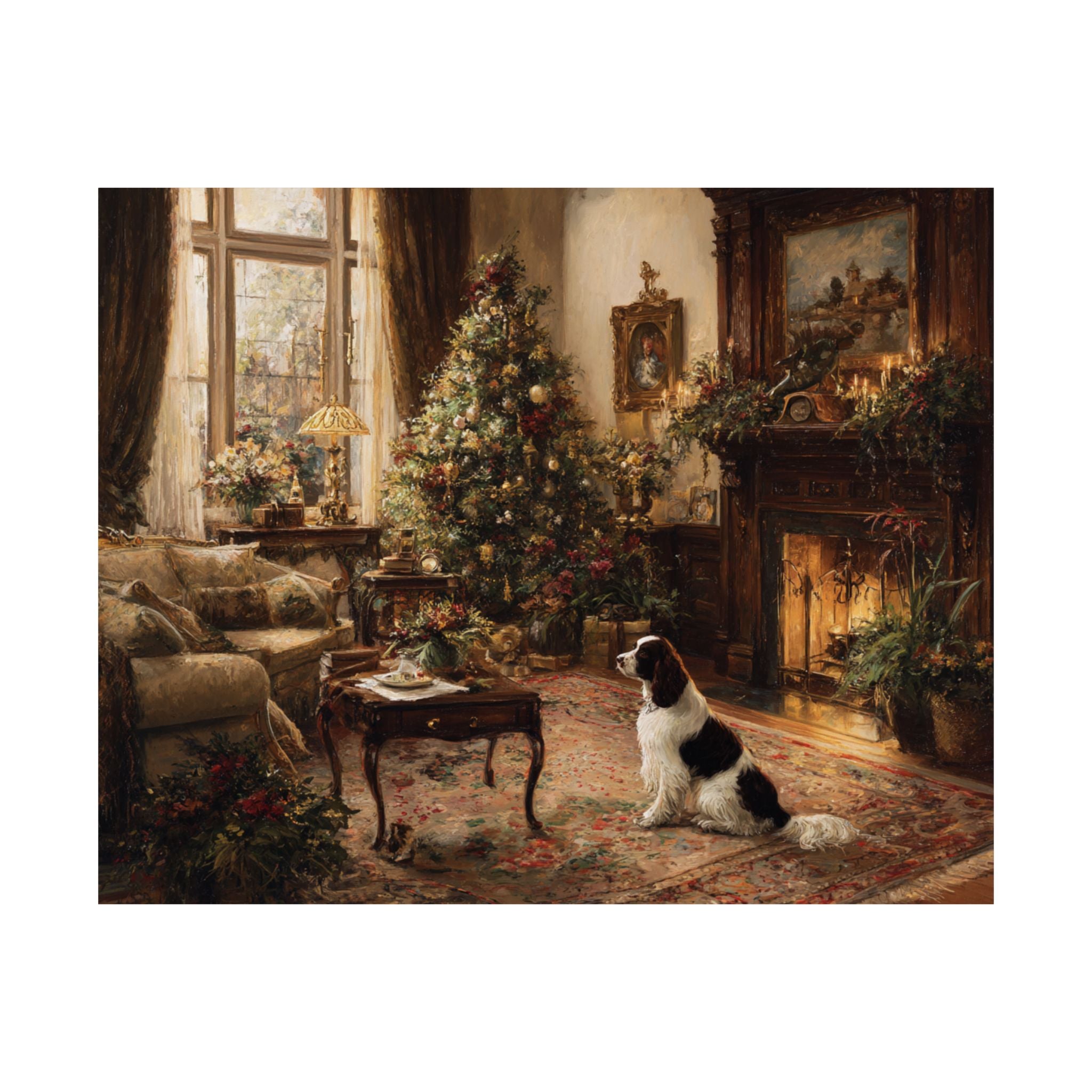 Springer Spaniel 5- Cozy Christmas Collection