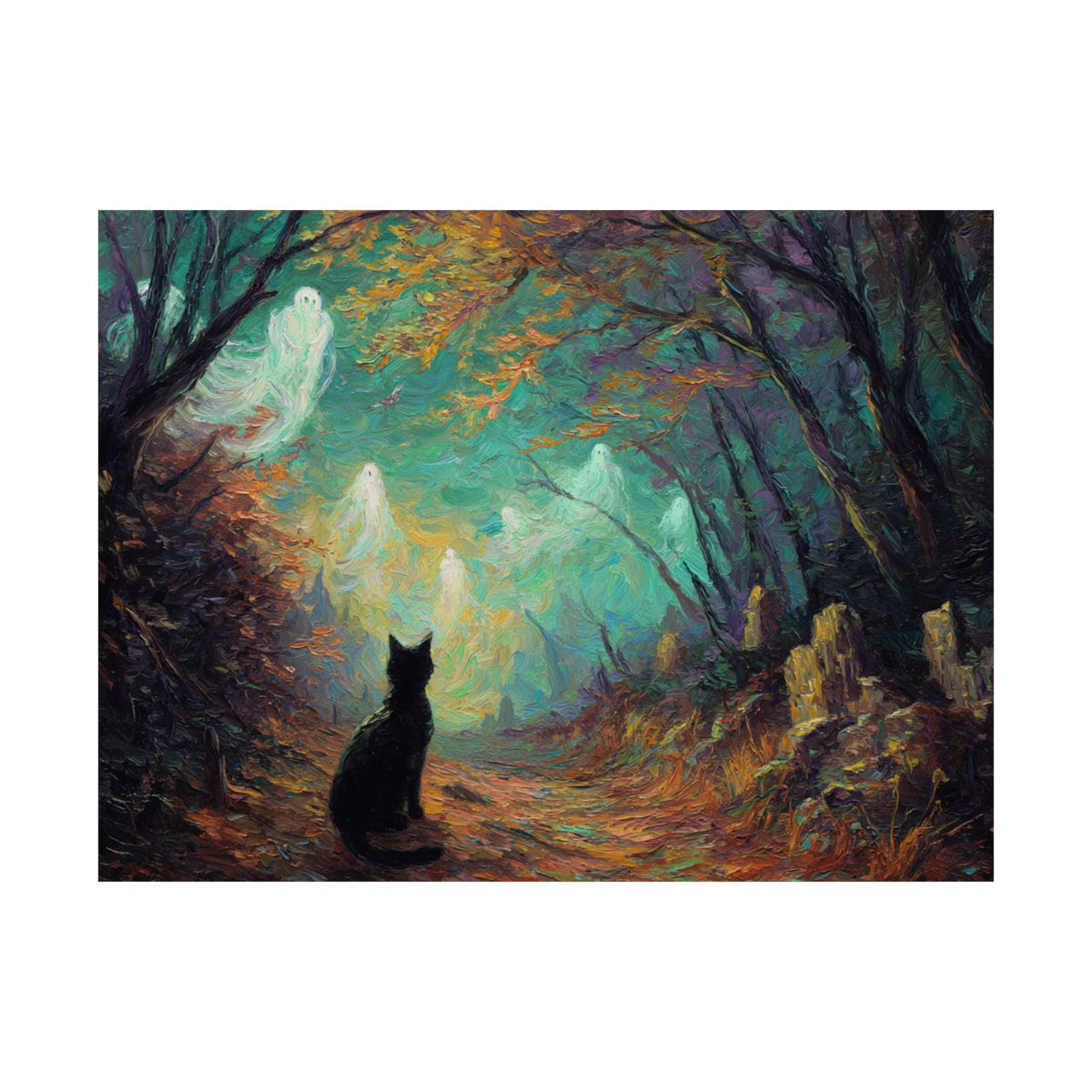 Bobtail Cat 1- Witchy Whiskers Collection