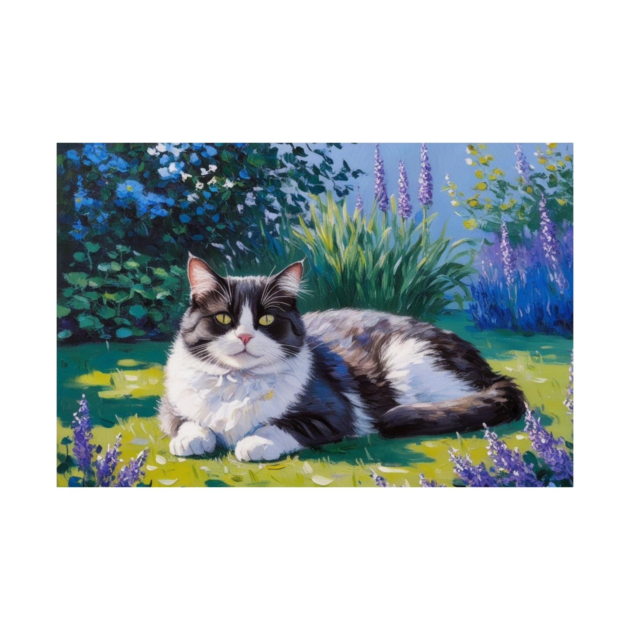 British Shorthair Cat- Garden Collection