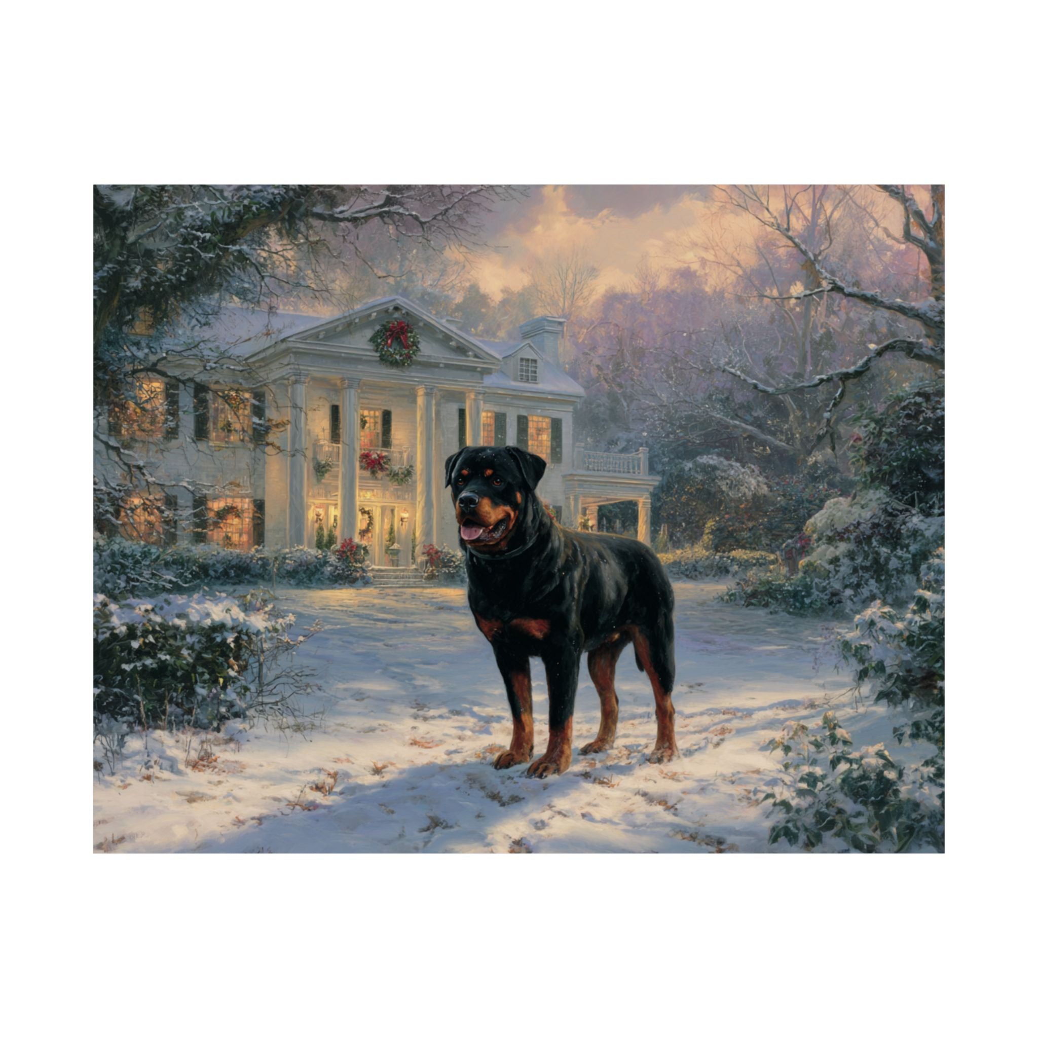 Rottweiler 1- Home for the Holidays Collection
