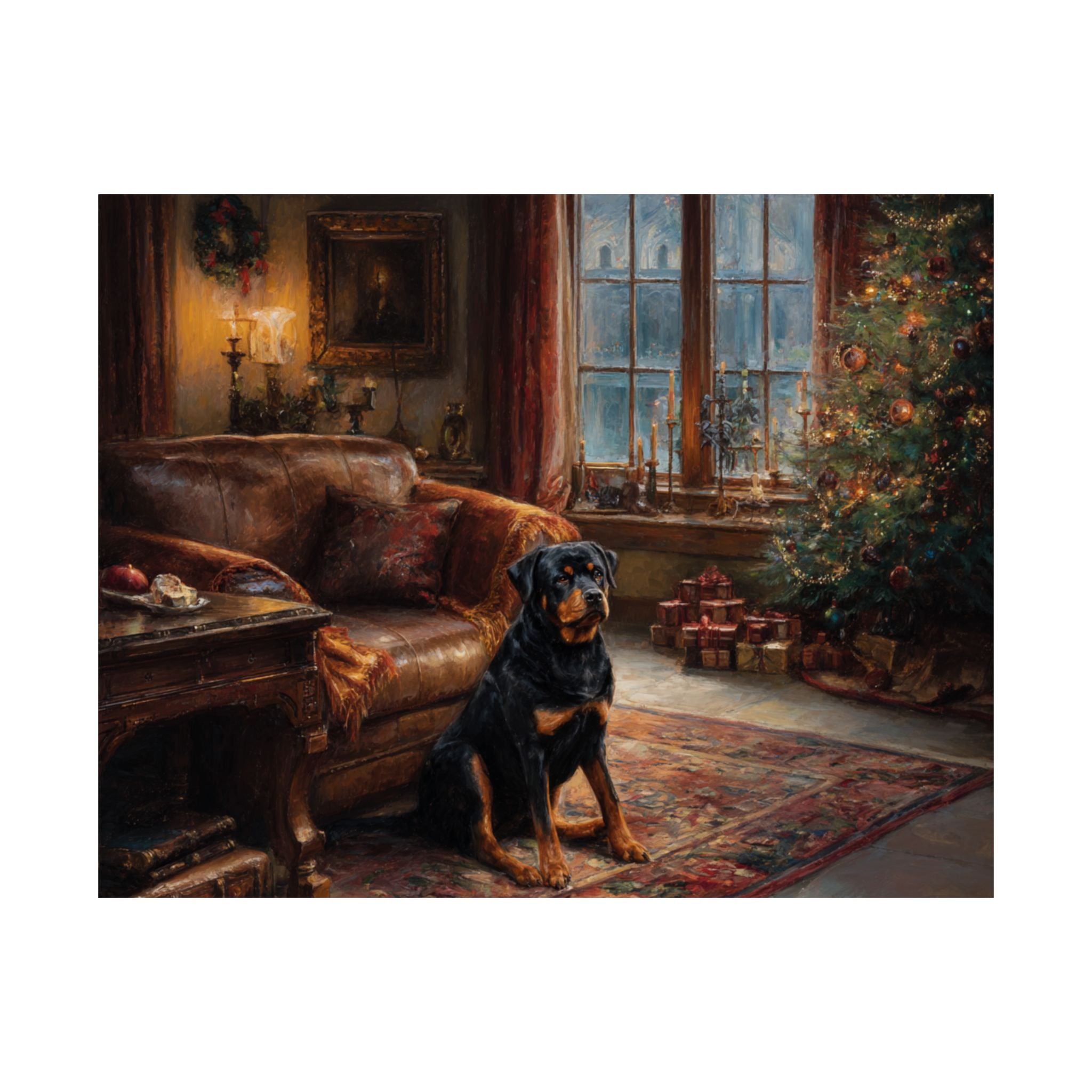 Rottweiler 2- Cozy Christmas Collection