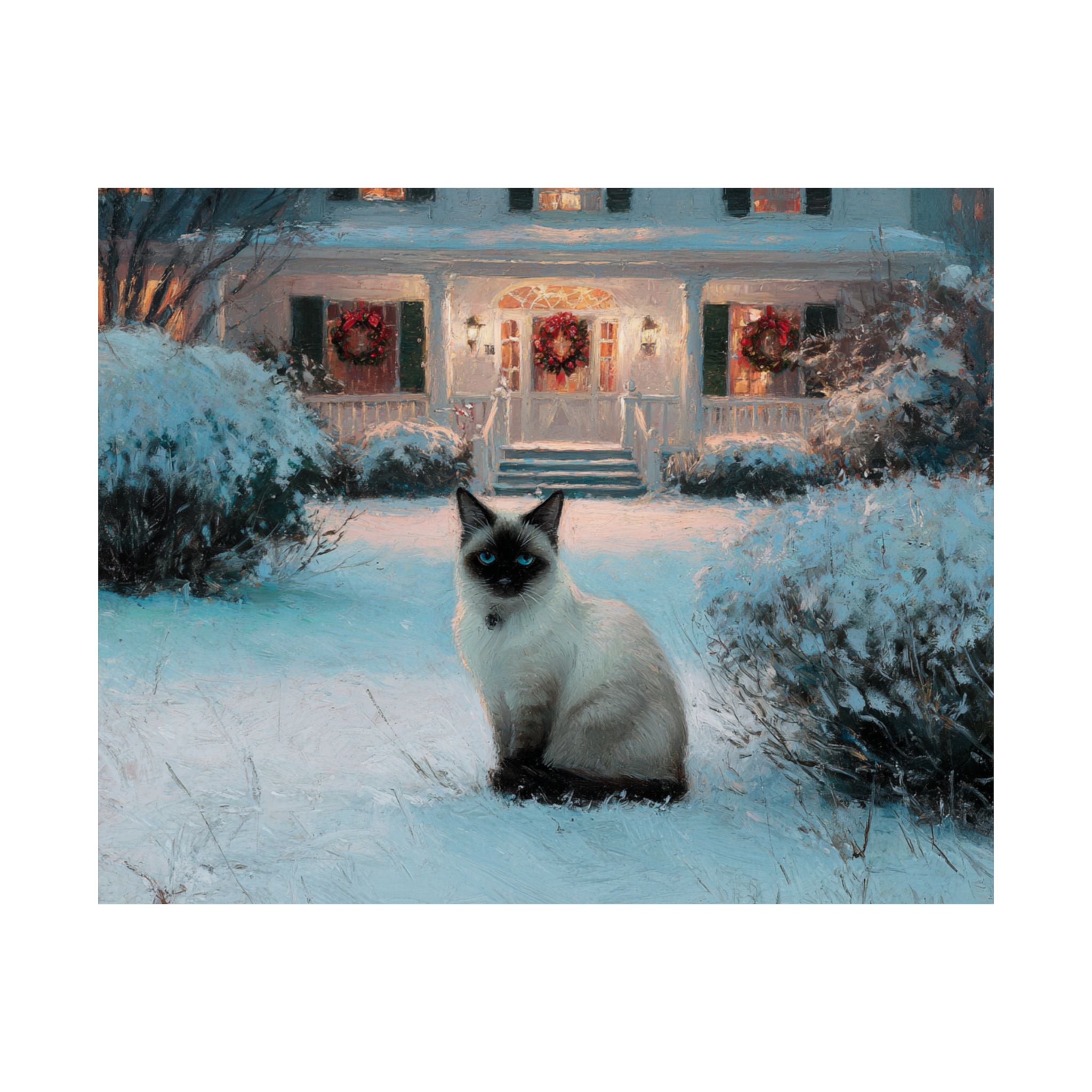 Siamese Cat 5- Home for the Holidays Collection