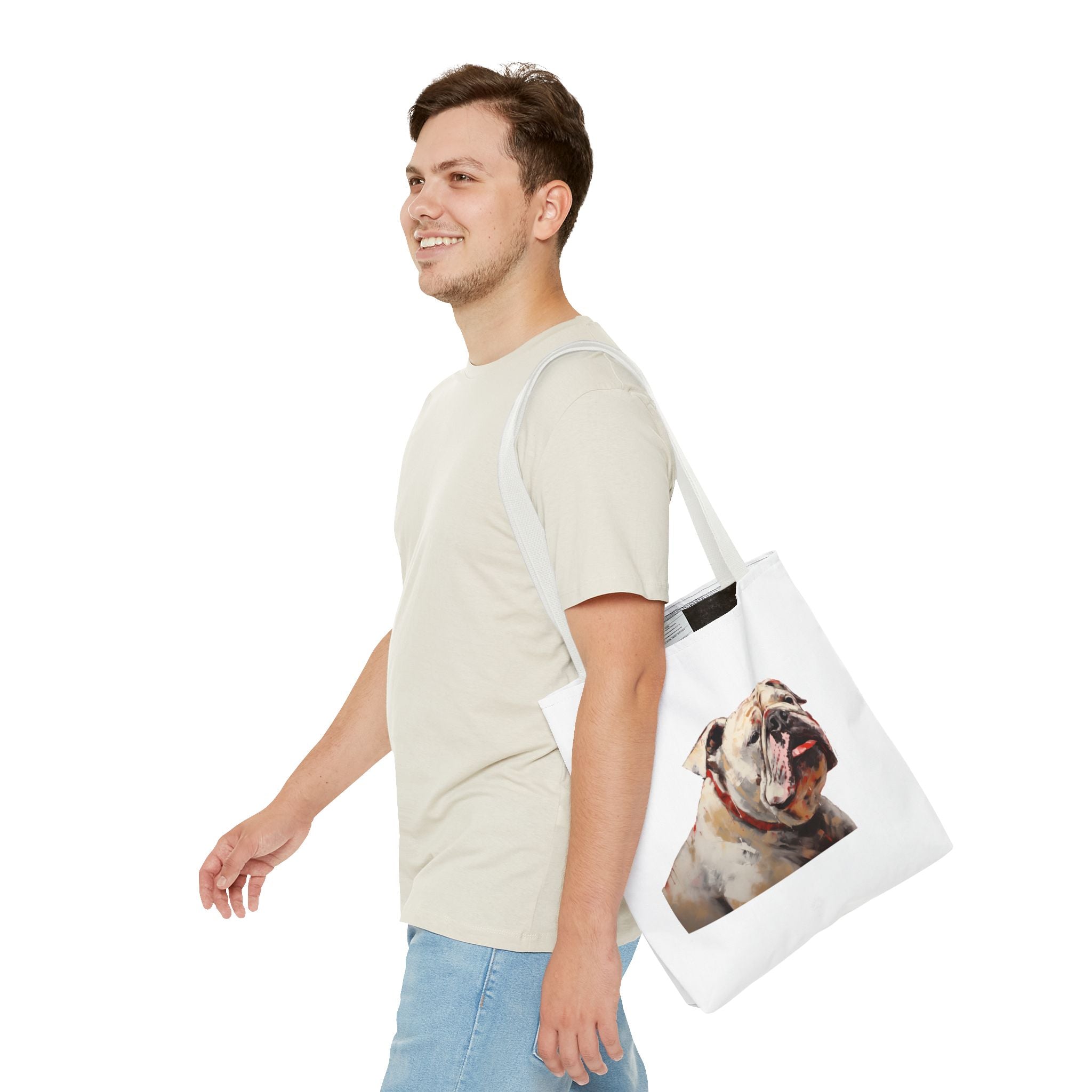 Bulldog Art Tote Bag