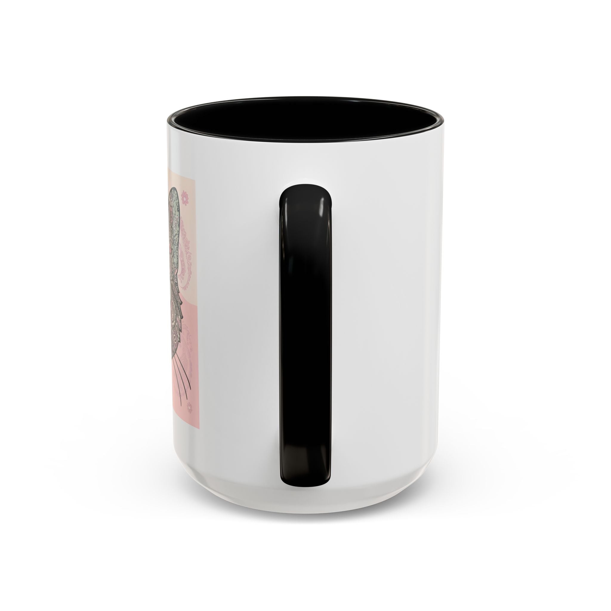 Artsy Cat Accent Mug