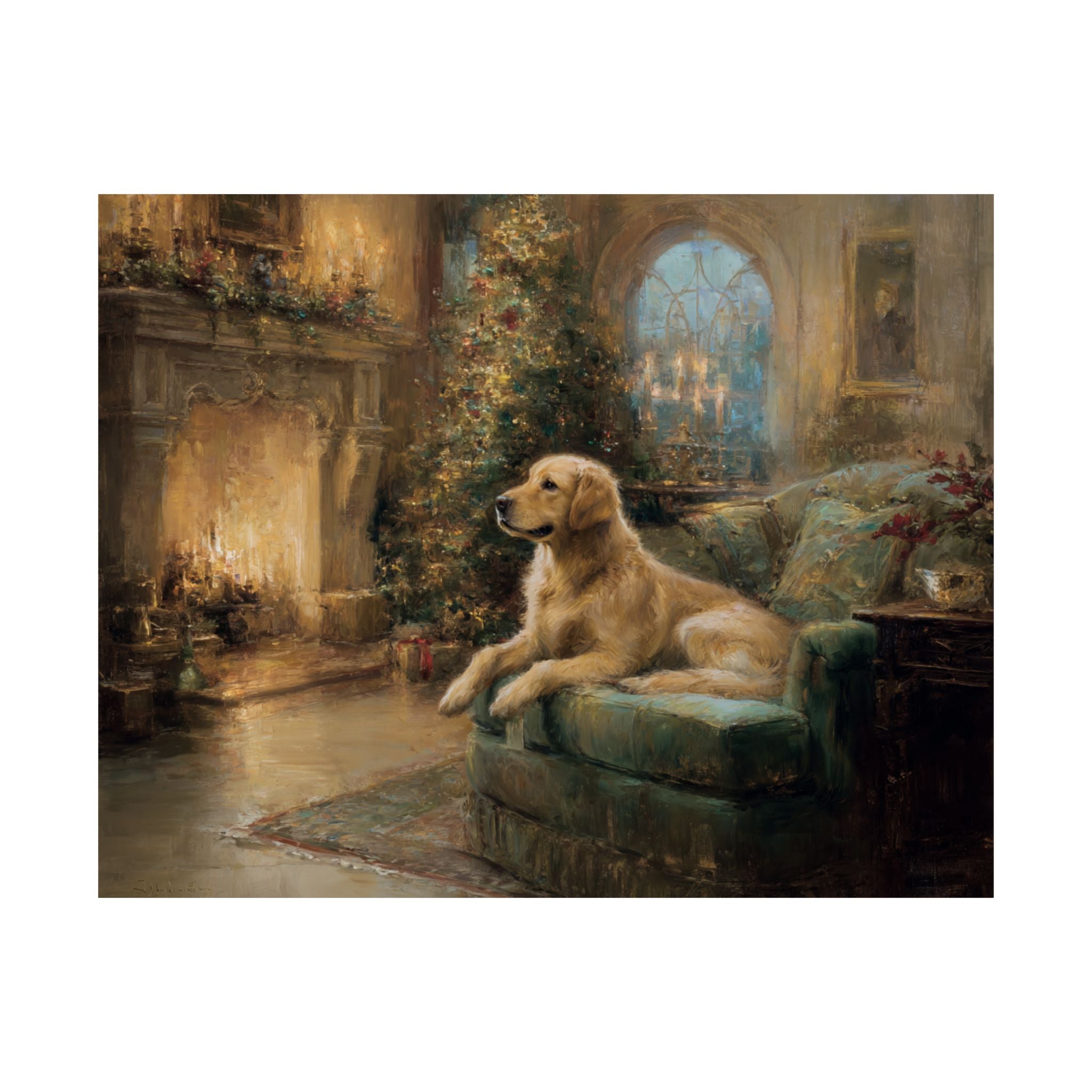 Golden Retriever 1- Cozy Christmas Collection