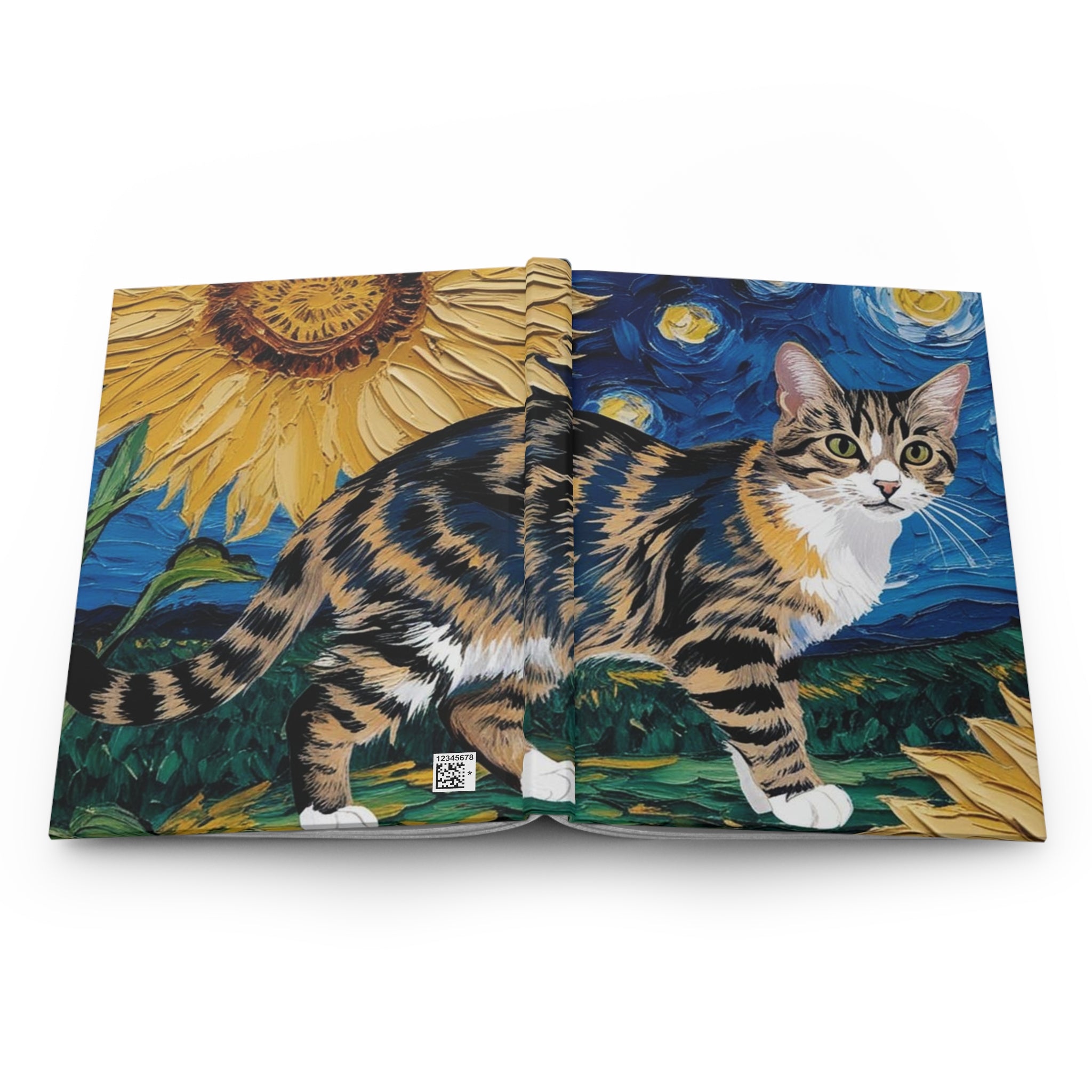 Sunflowers Cat Journal