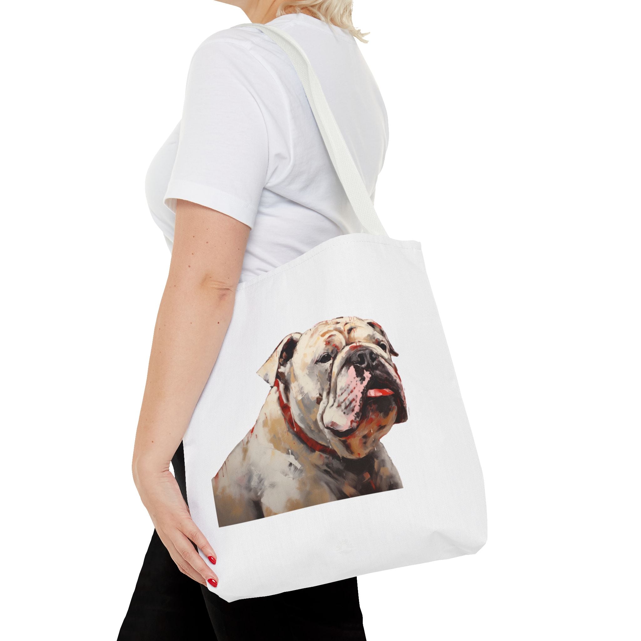 Bulldog Art Tote Bag