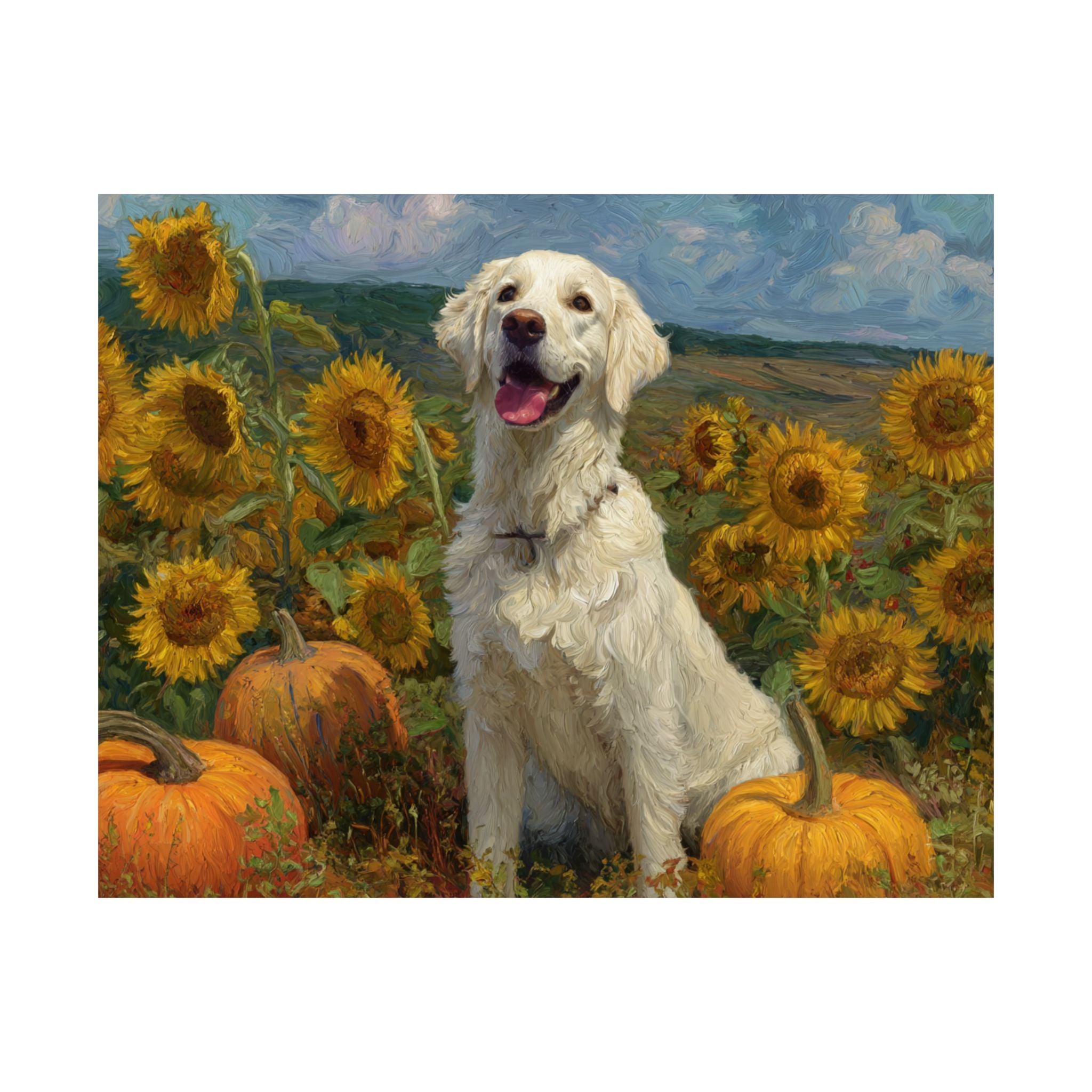 Golden Retriever 1- Sunflower Season Collection