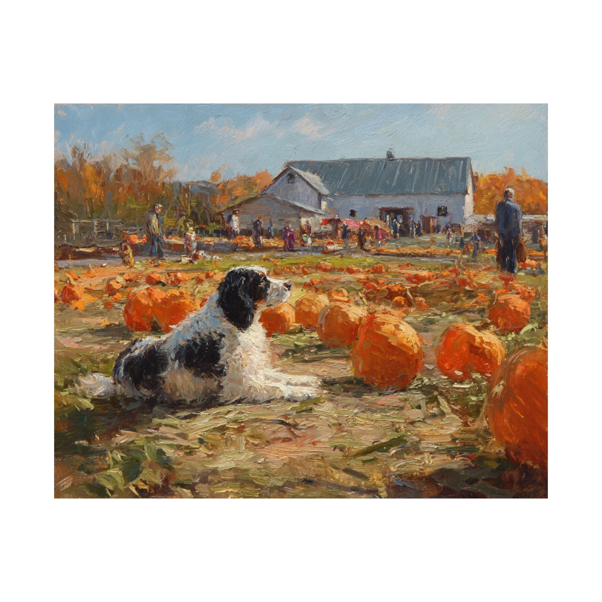 Cocker Spaniel 2- Pumpkin Patch Collection