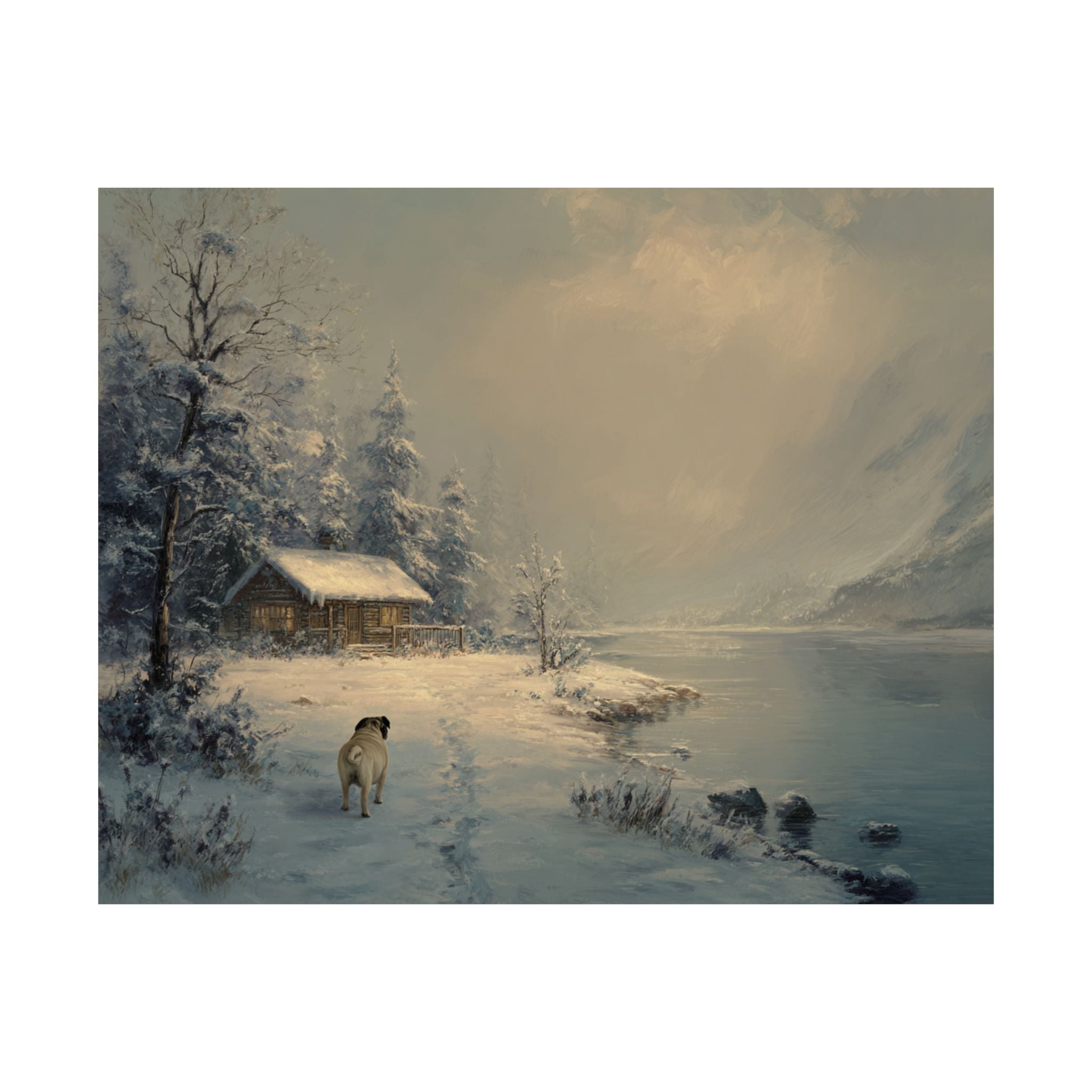 Pug 7- Winter Whiskers Collection