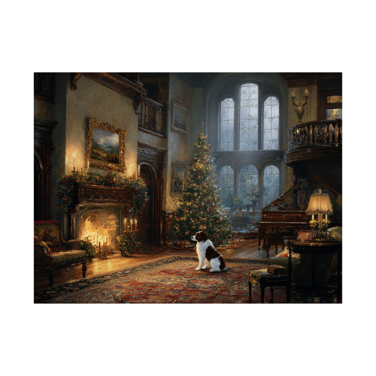 Springer Spaniel 3- Cozy Christmas Collection