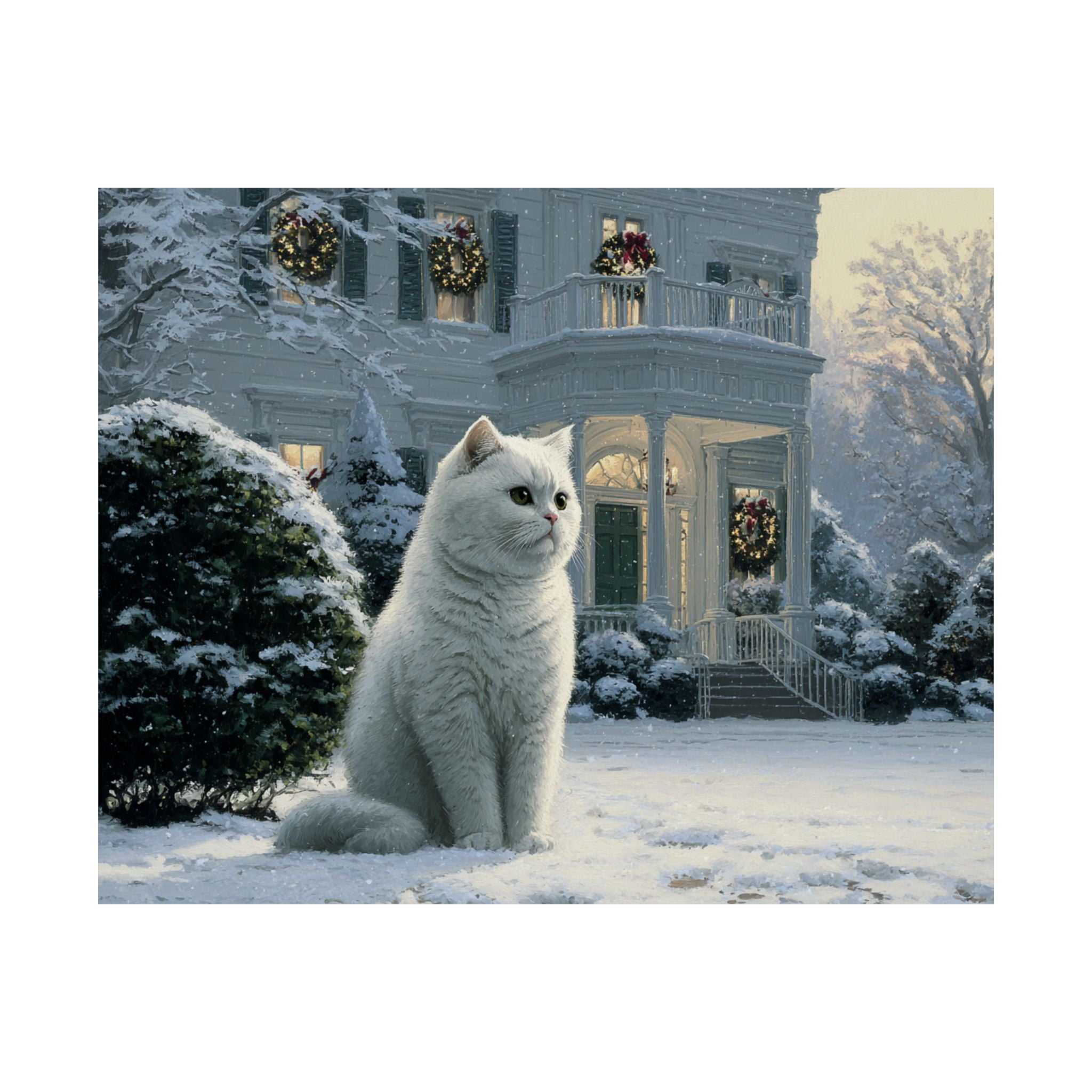 British Short Hair Cat 2- Home for the Holidays Collection