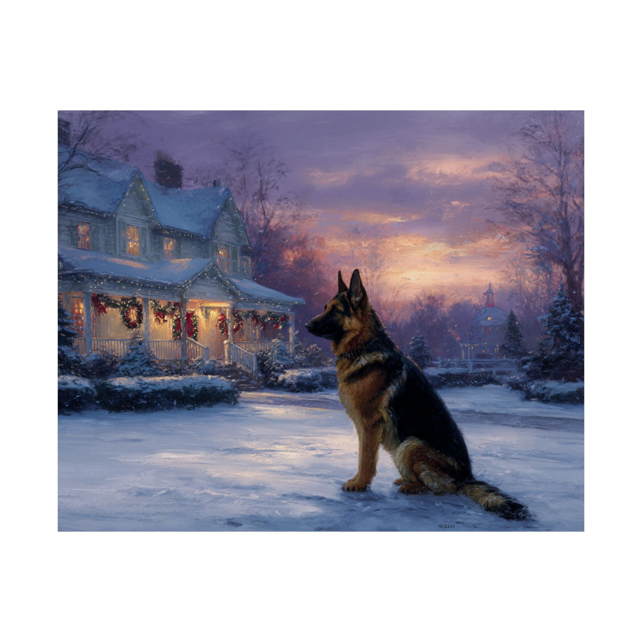 German Shepherd 3- Home for the Holidays Collection