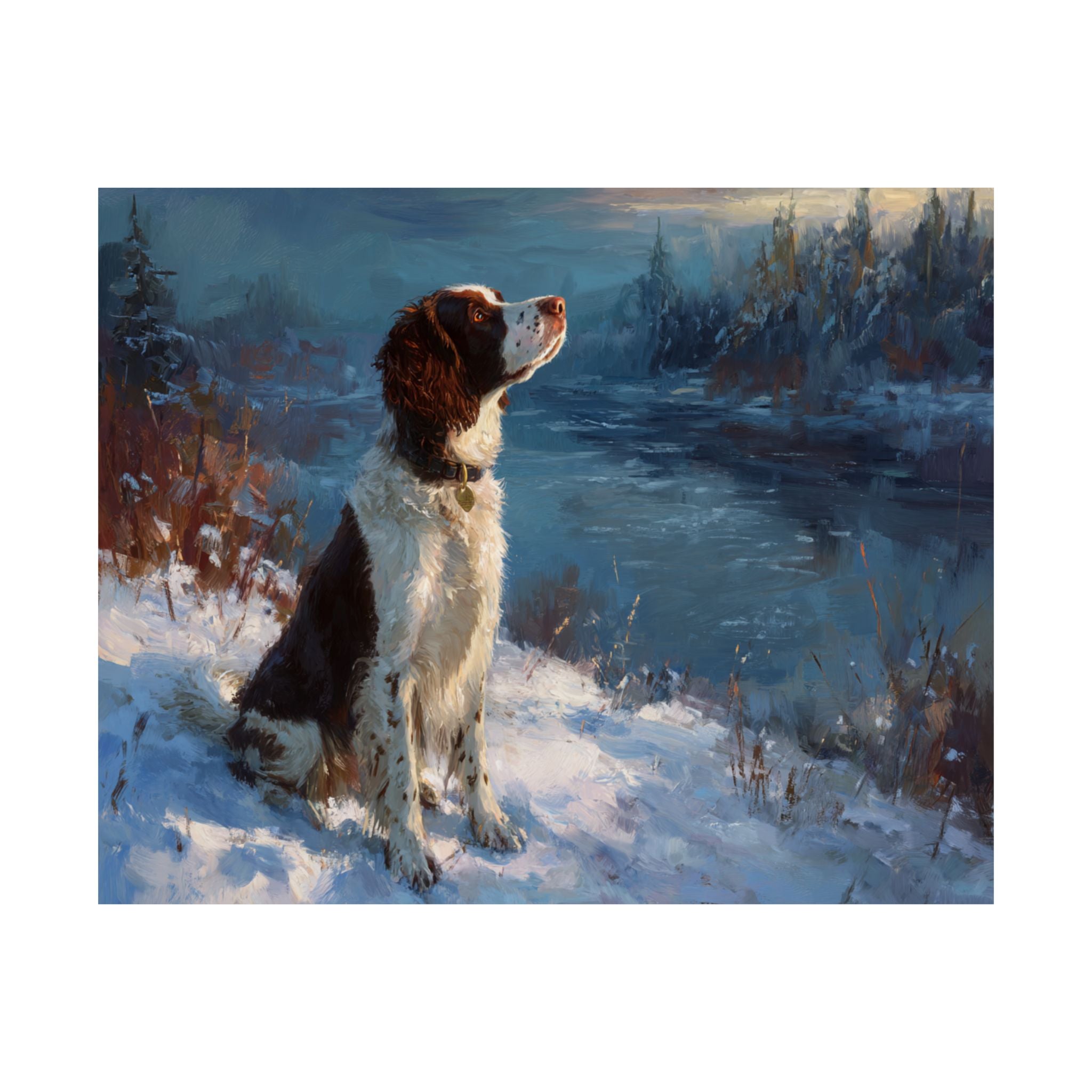 Springer Spaniel 1- Winter Whiskers Collection