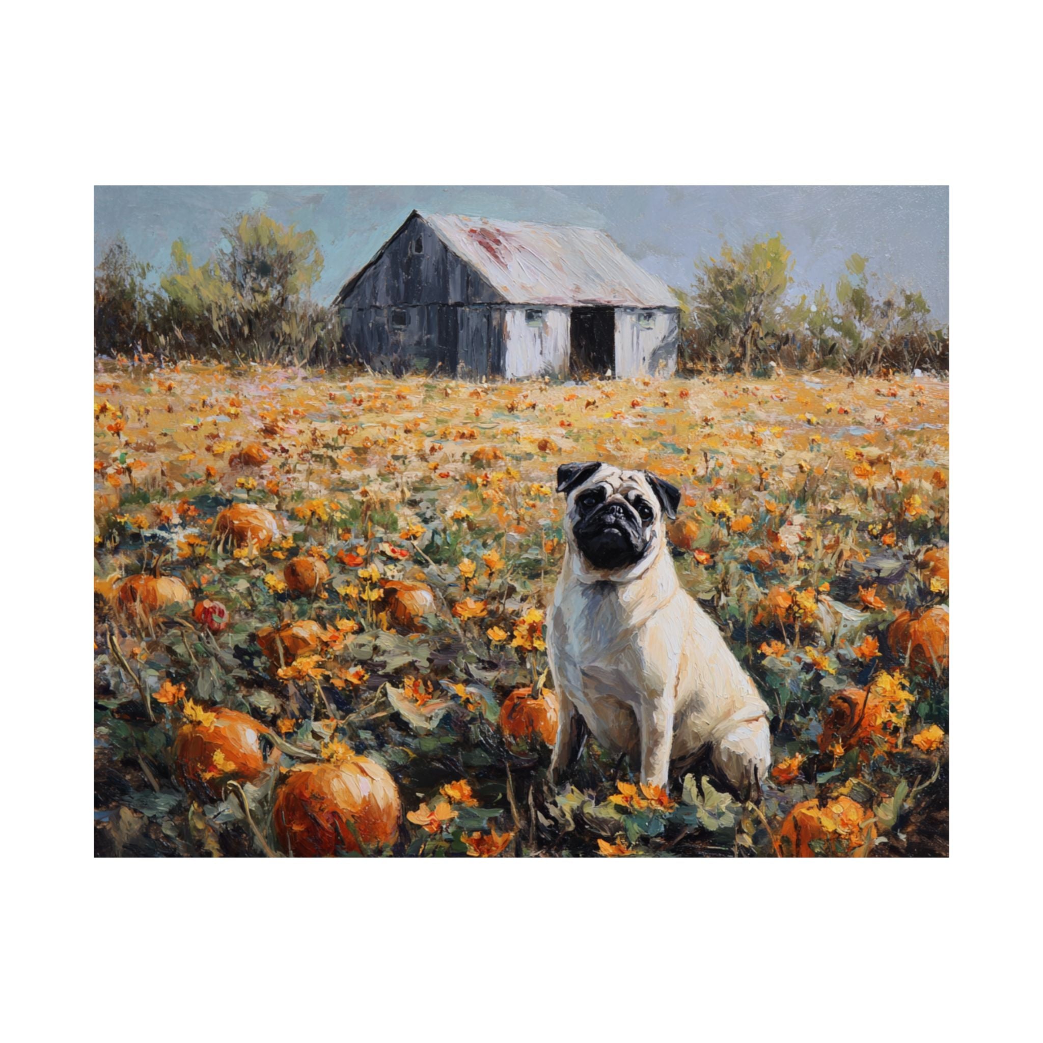 Pug 1- Pumpkin Patch Collection