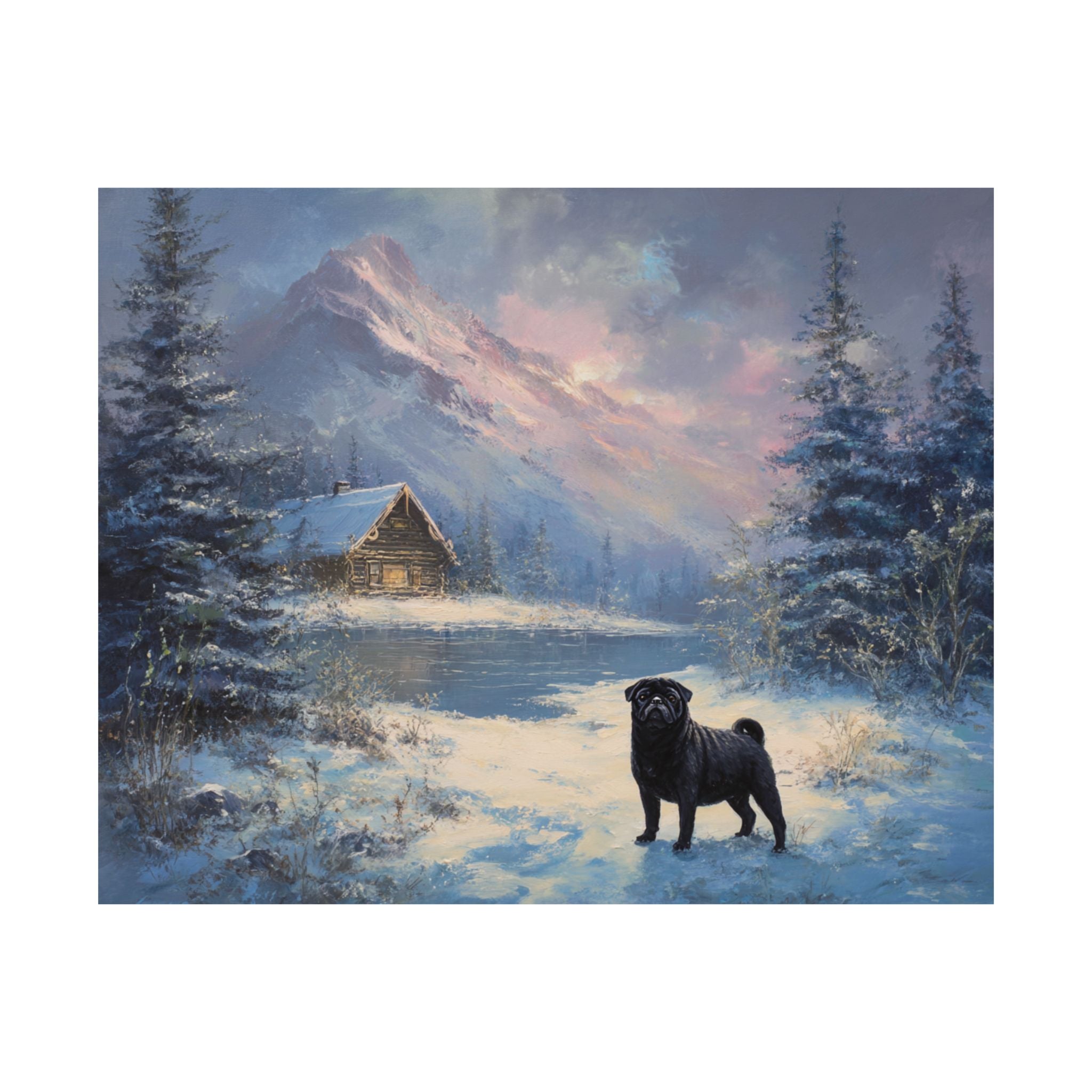 Pug 6- Winter Whiskers Collection