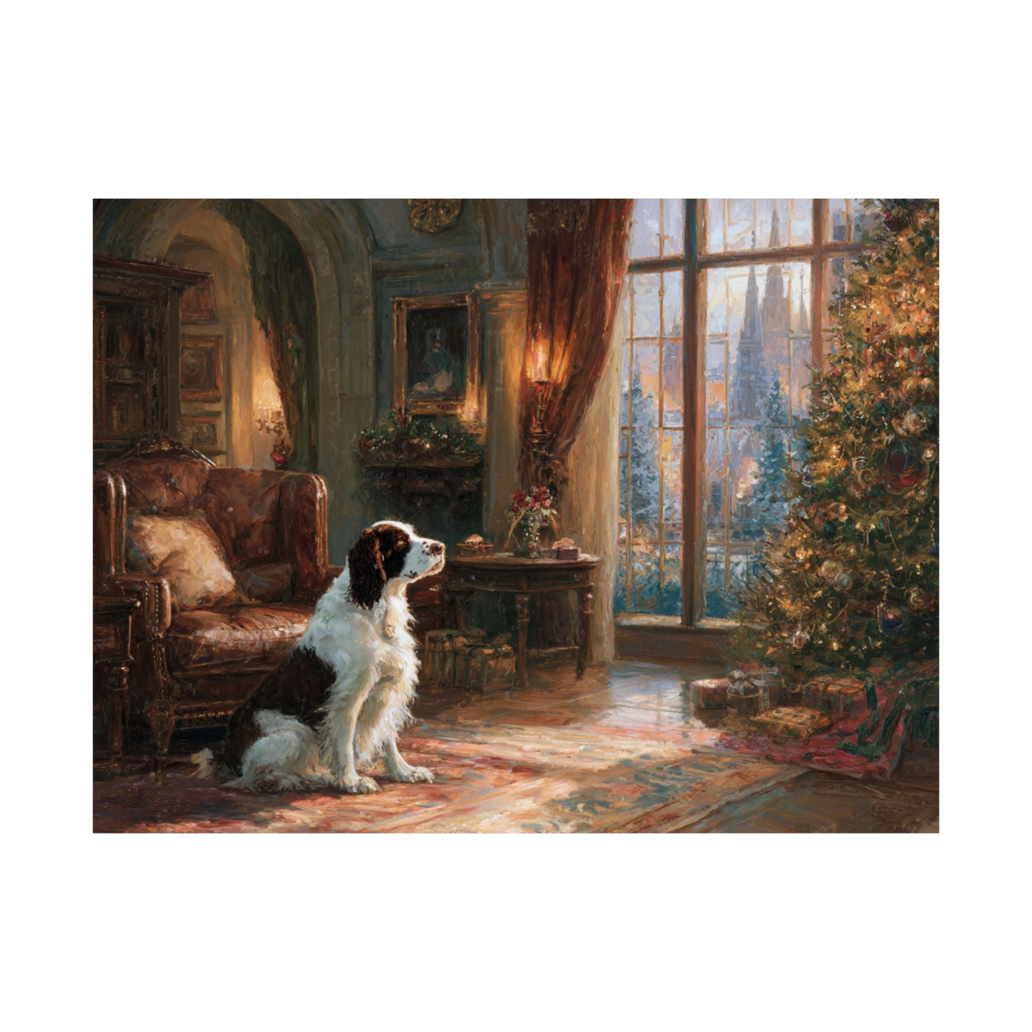 Springer Spaniel 6- Cozy Christmas Collection