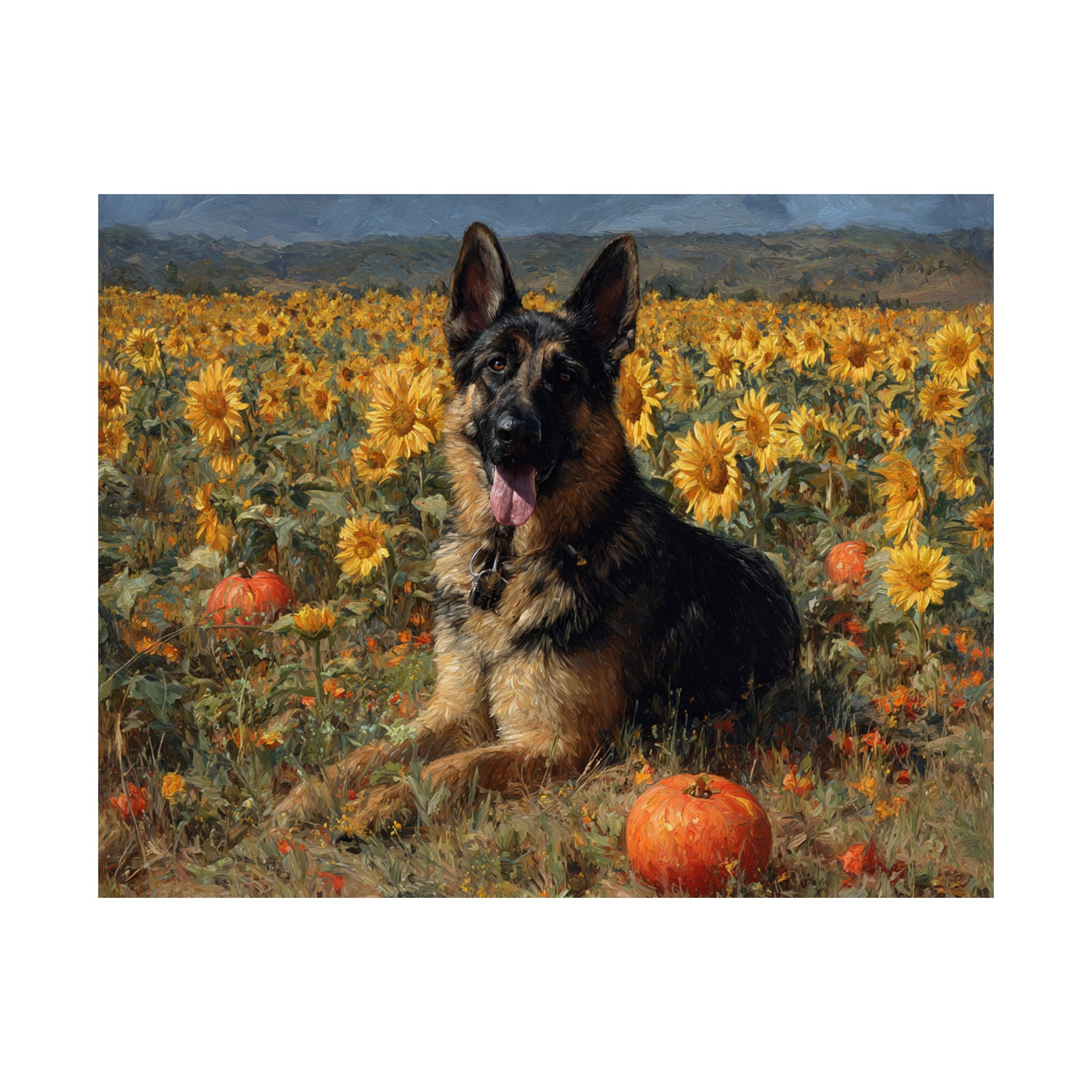 German Shepherd 2- Sunflower Season Collection