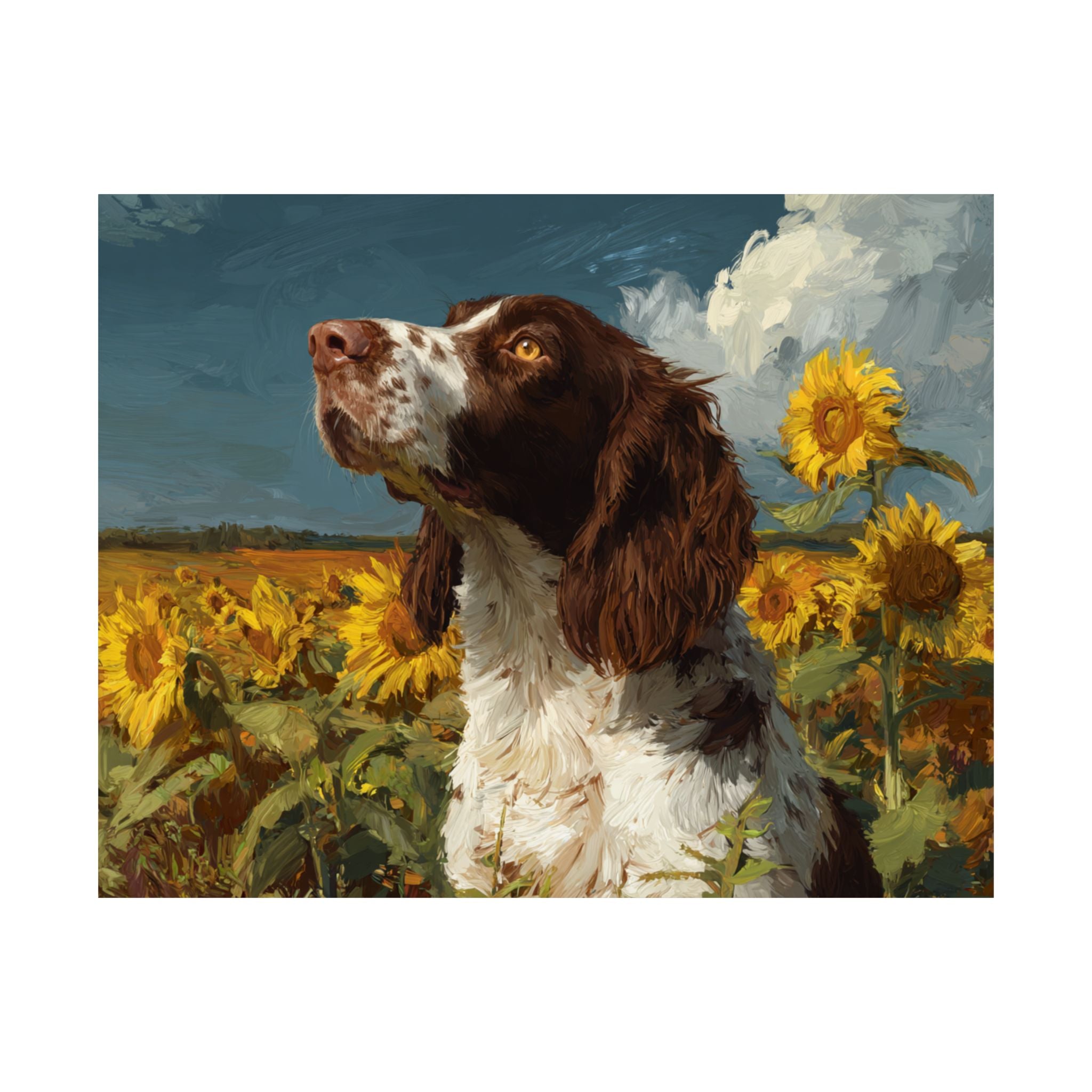Springer Spaniel 1- Sunflower Season Collection