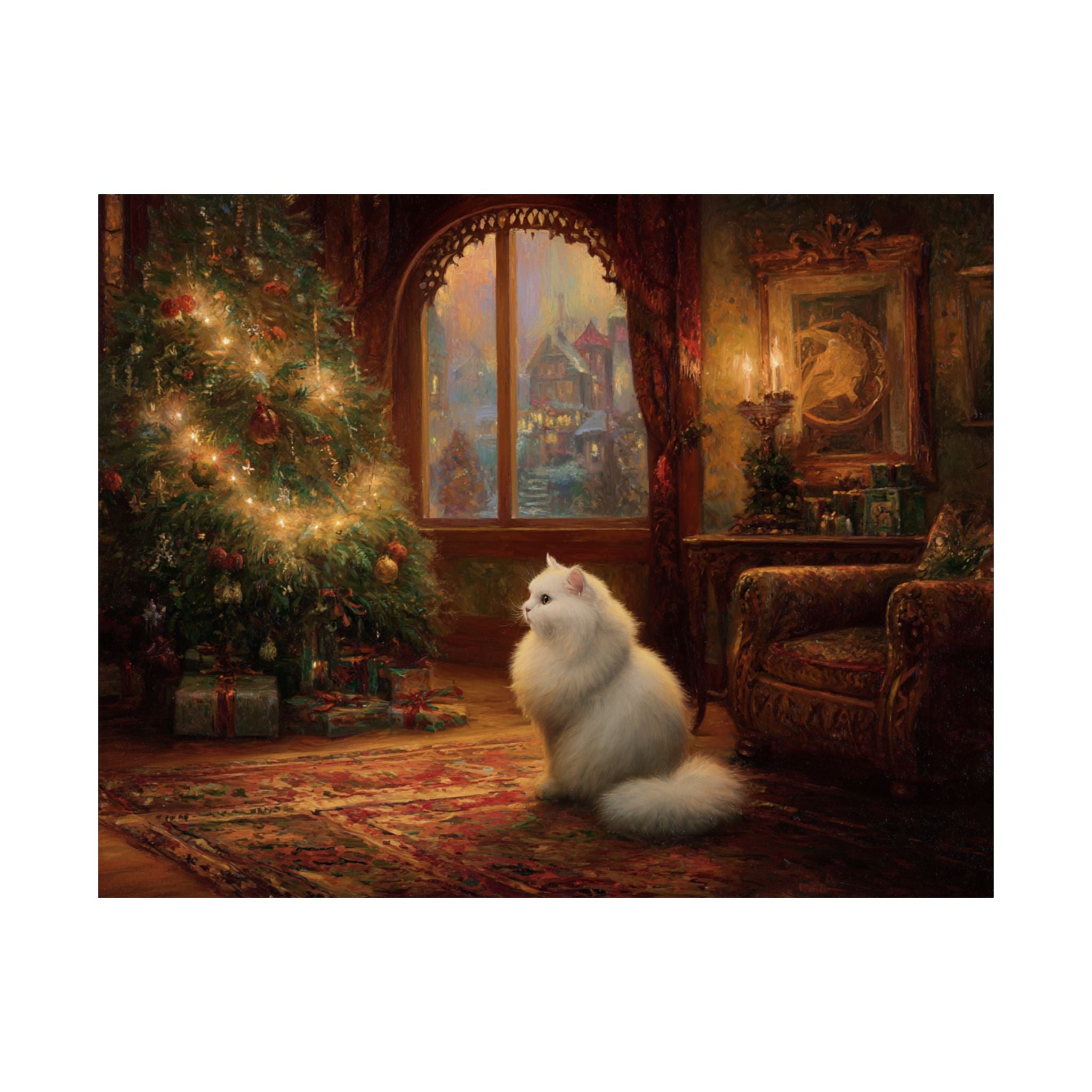 Persian Cat 2- Cozy Christmas Collection