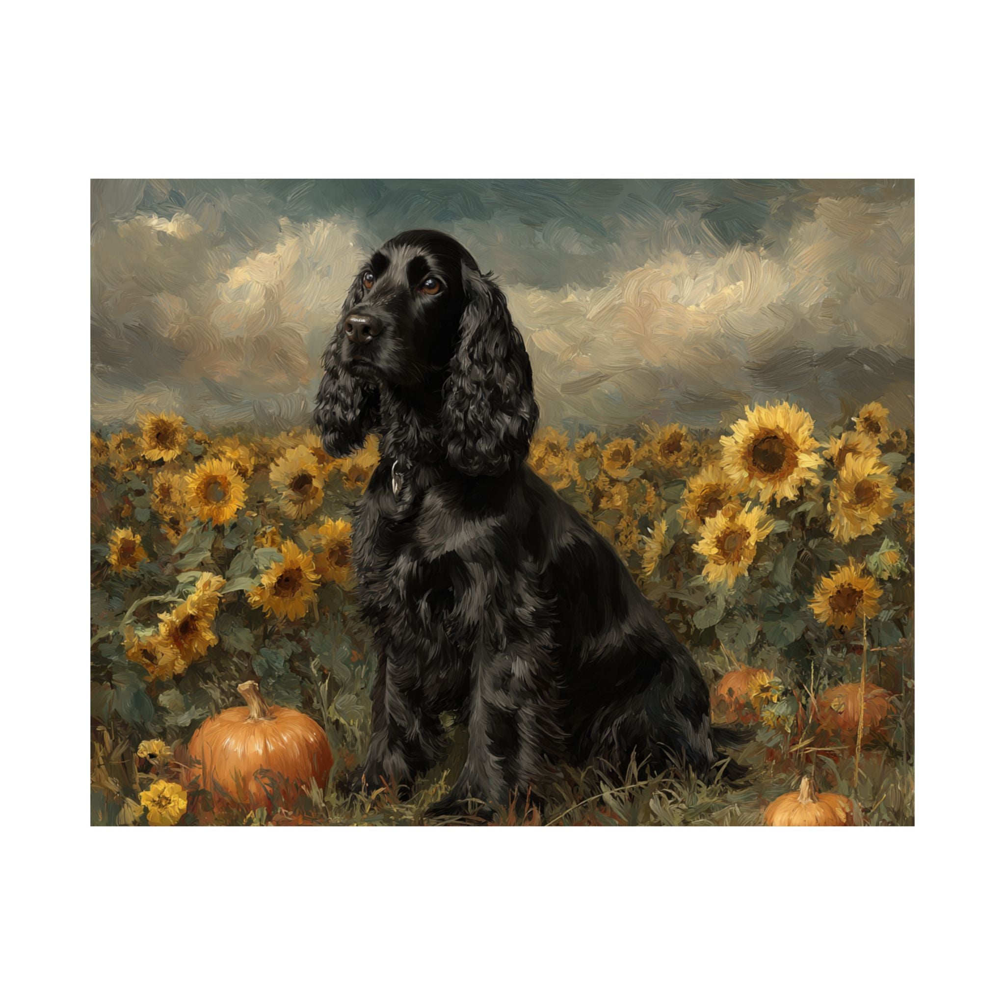 Cocker Spaniel 5- Sunflower Season Collection