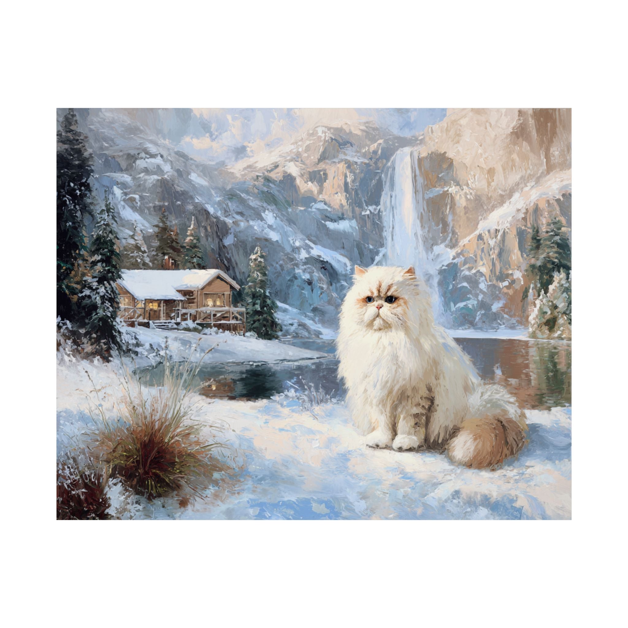 Persian Cat 2- Winter Whiskers Collection