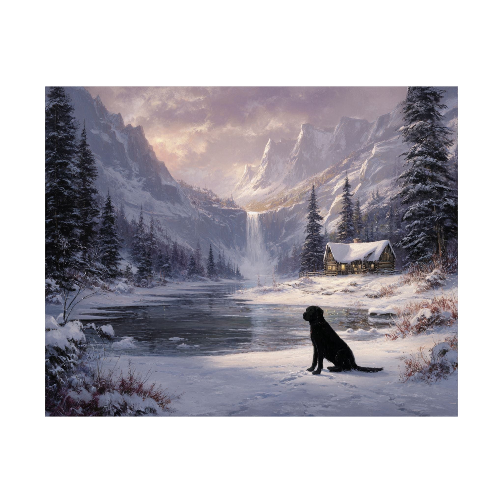 Labrador Retriever 3- Winter Whiskers Collection