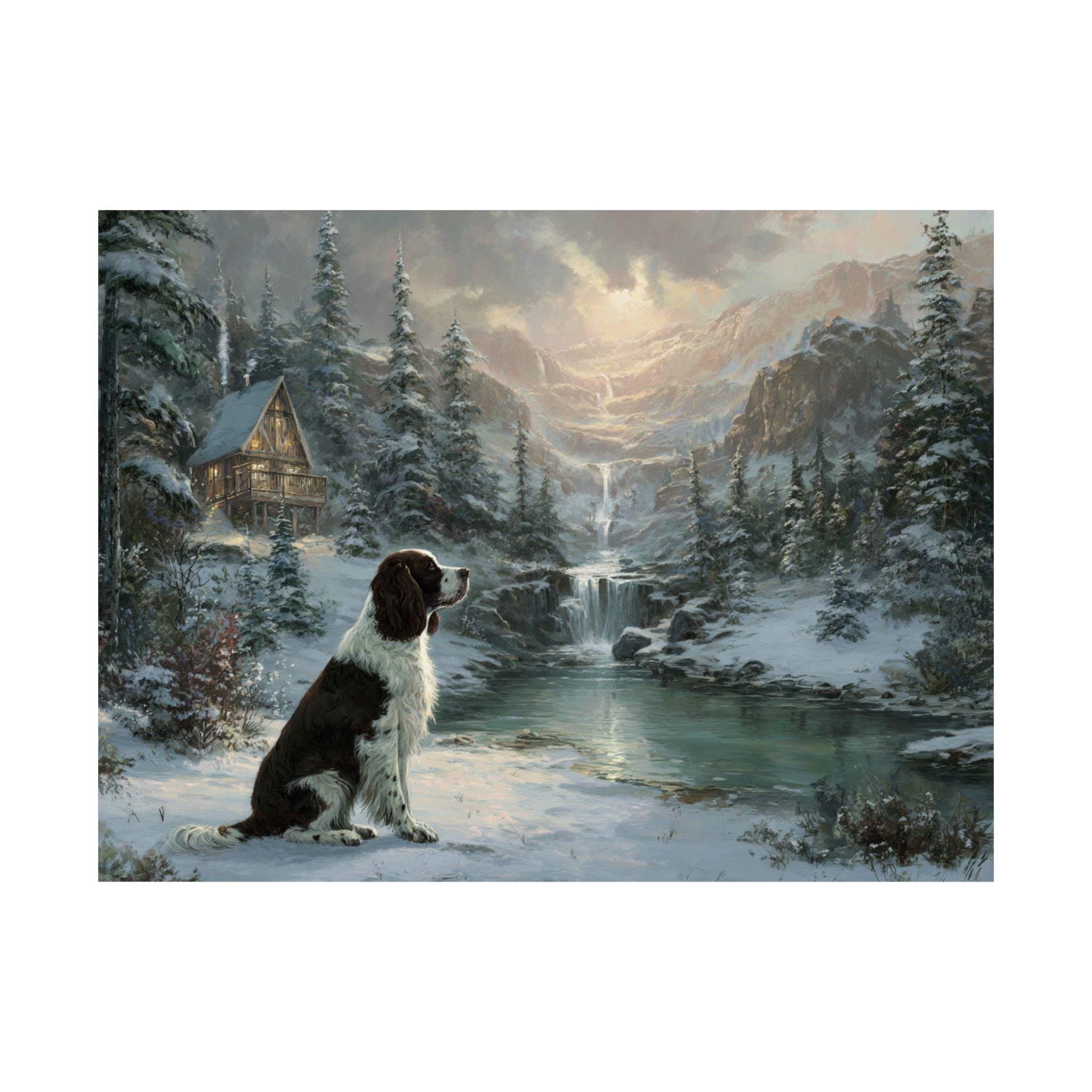 Springer Spaniel 4- Winter Whiskers Collection