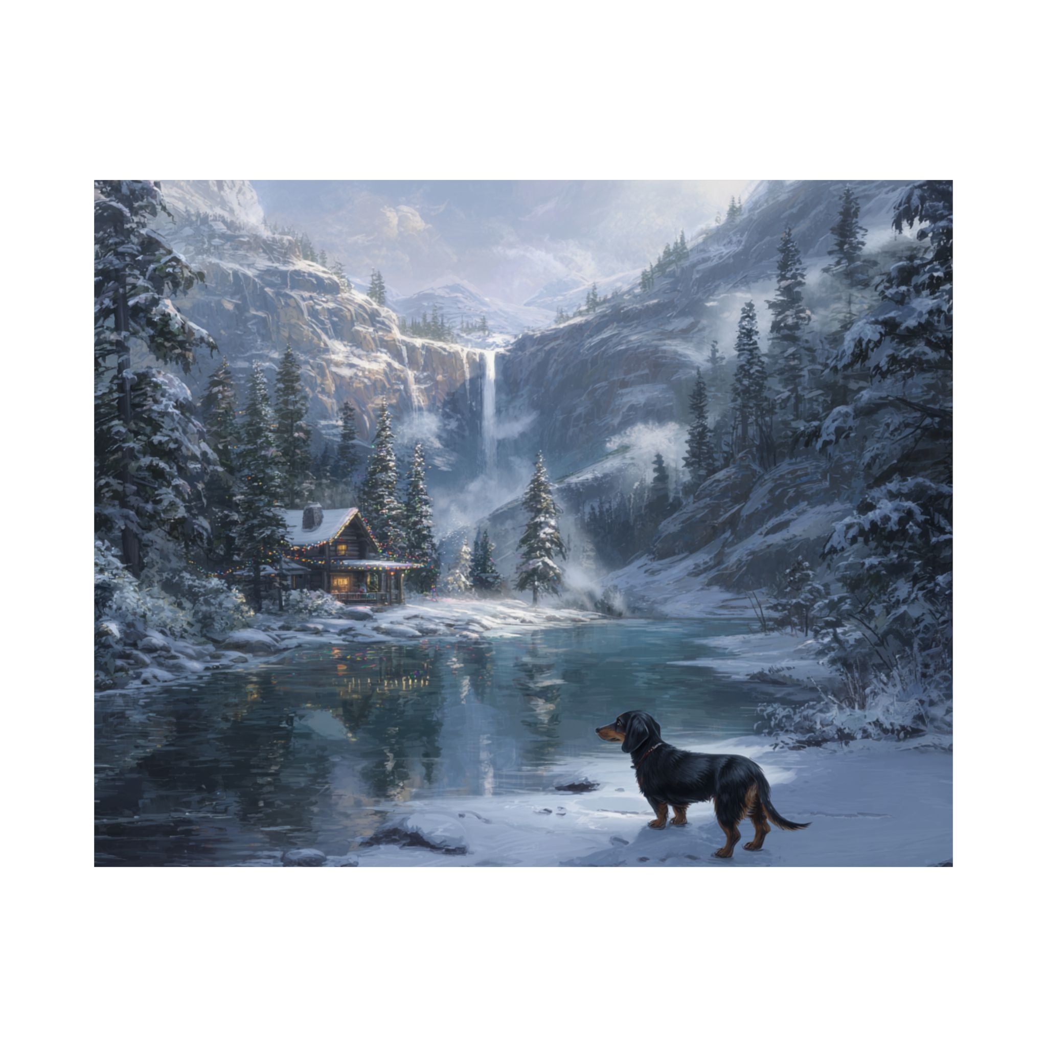 Dachshund 8- Winter Whiskers Collection