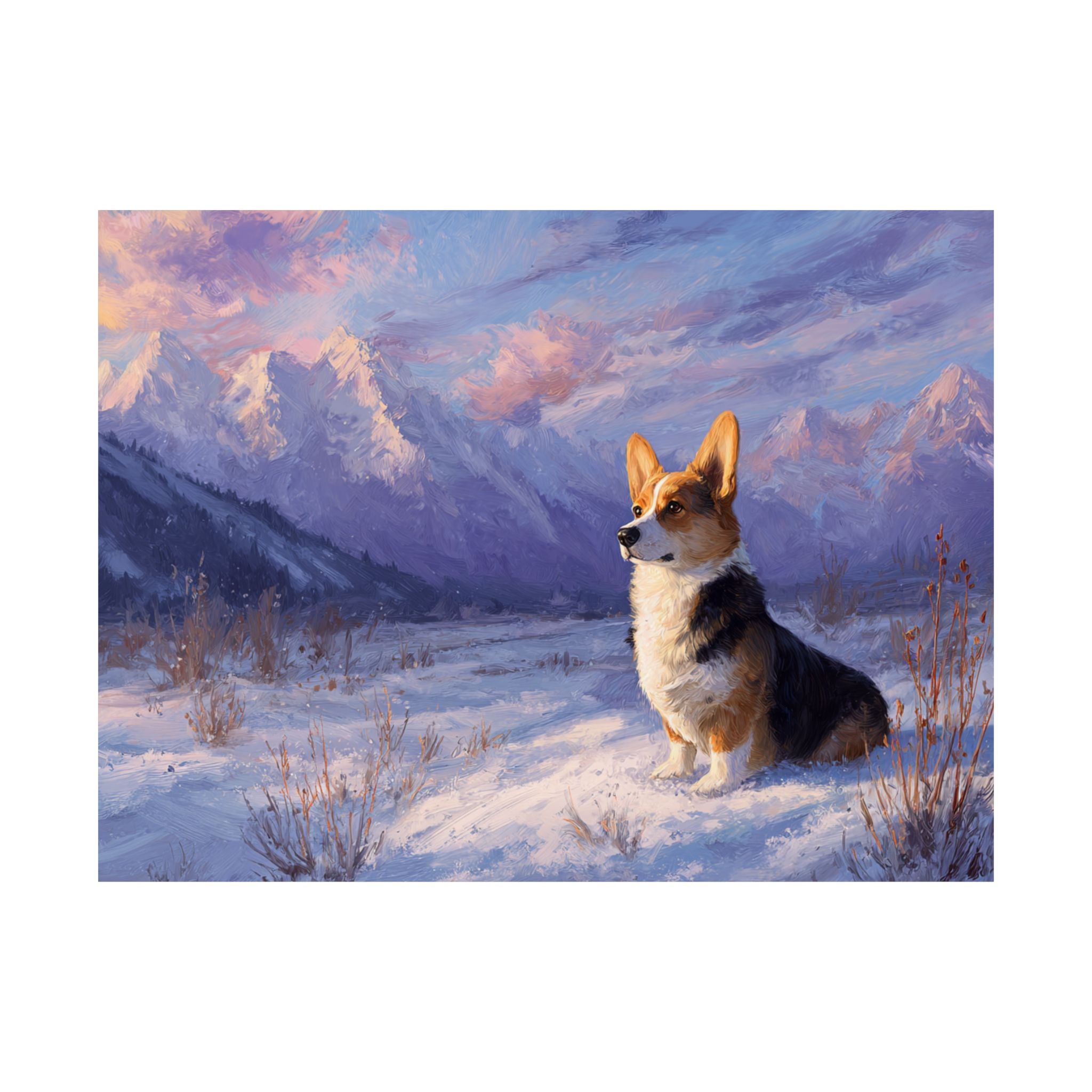 Welsh Corgi 2- Winter Whiskers Collection